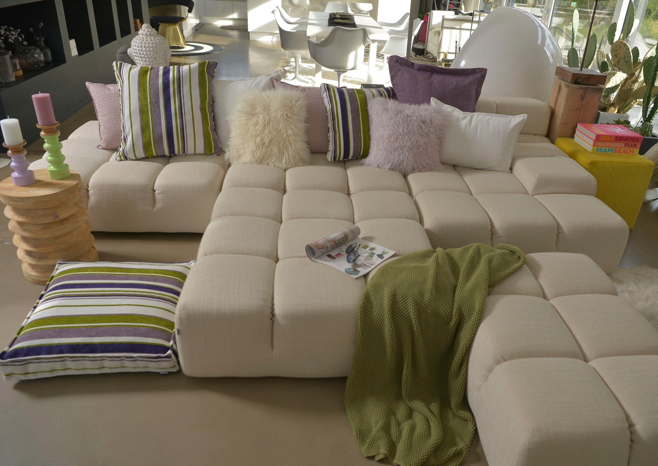 H.O.C.K. Dekokissen »Bobetta« Kissenhülle mit Füllung, 1 Stück