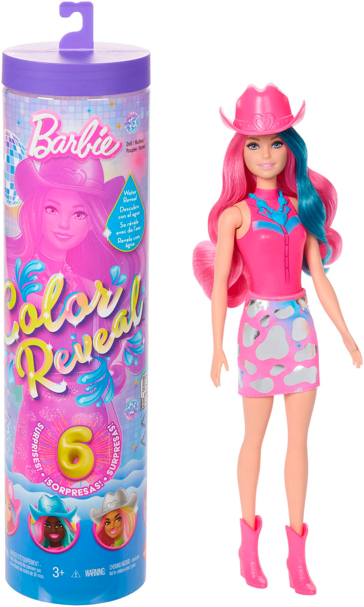 Barbie Anziehpuppe »Color Reveal Disco Star 11/1 Series«