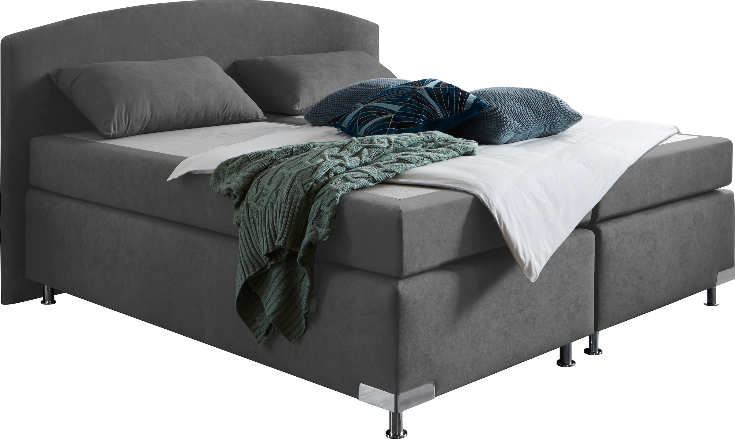 Westfalia Schlafkomfort Boxspringbett "Amsterdam in den Breiten 160x200, 18 günstig online kaufen