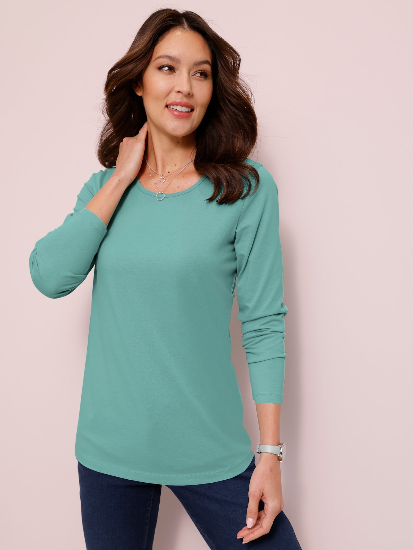 Classic Basics Langarmshirt "Shirt" 1 Stk. tlg. günstig online kaufen