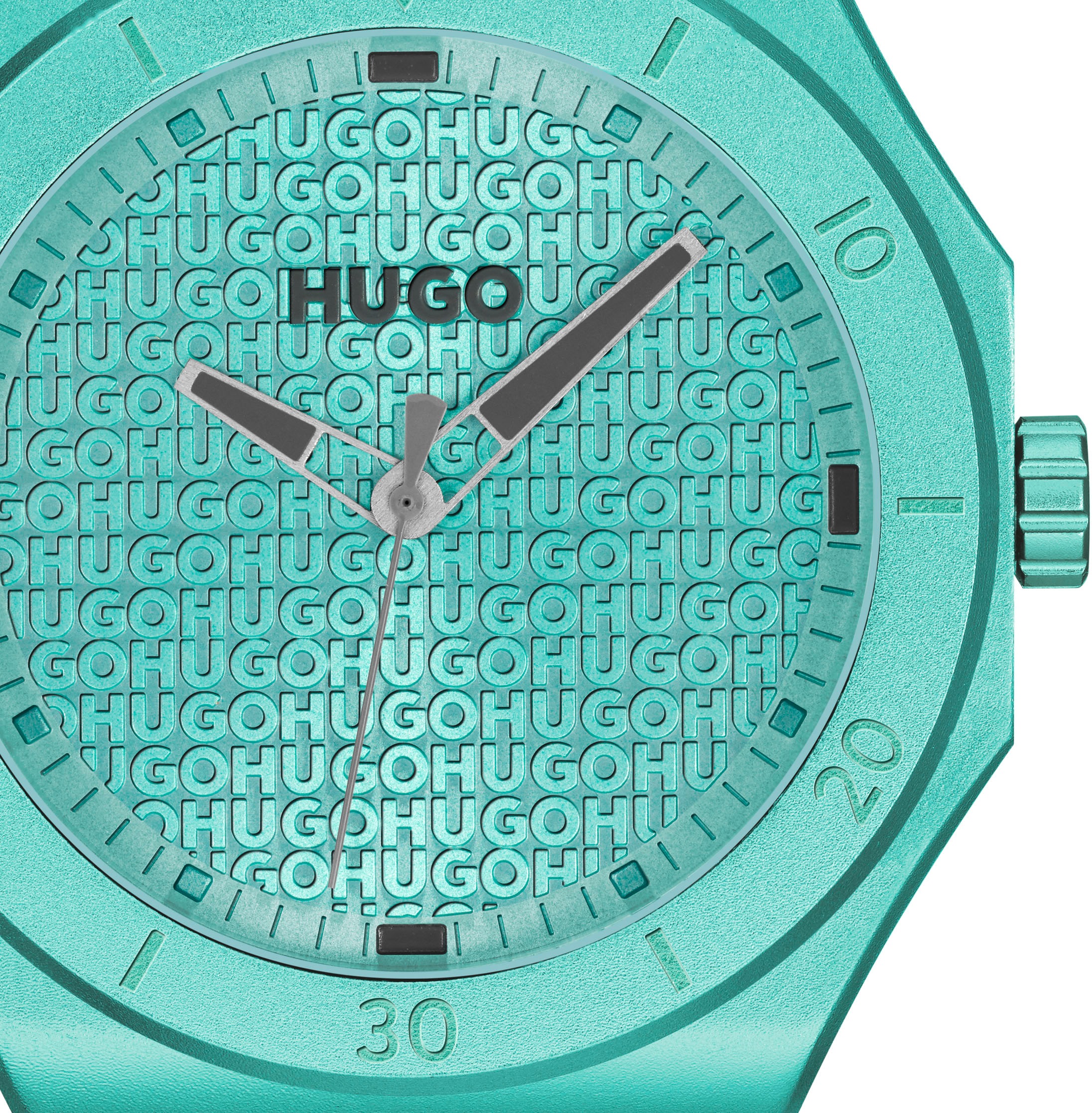 HUGO Quarzuhr »#GRAIL LIGHT«, Armbanduhr, Herrenuhr, Silikonarmband, analog