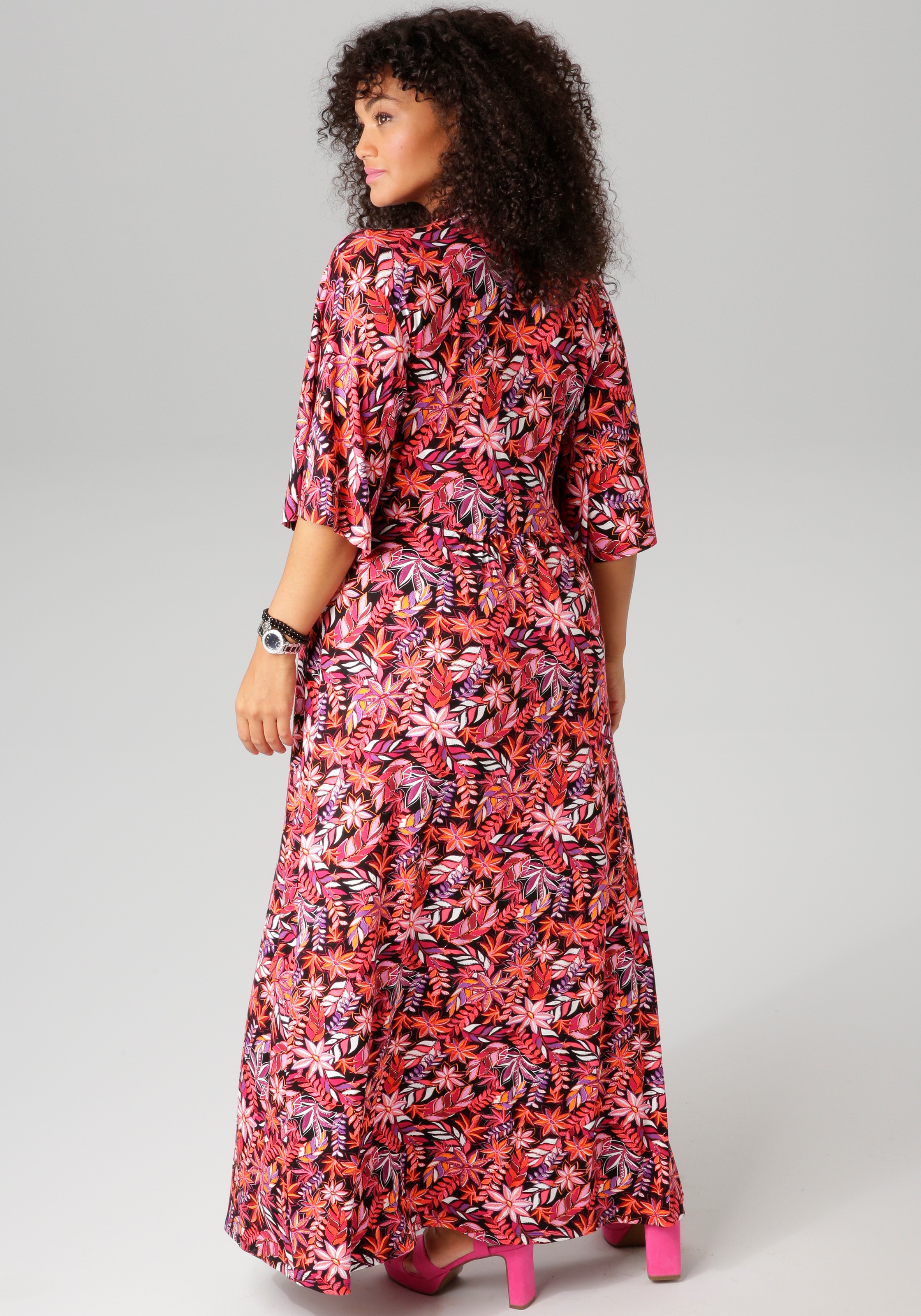 Aniston PLUS Sommerkleid, in trendy Maxilänge günstig online kaufen