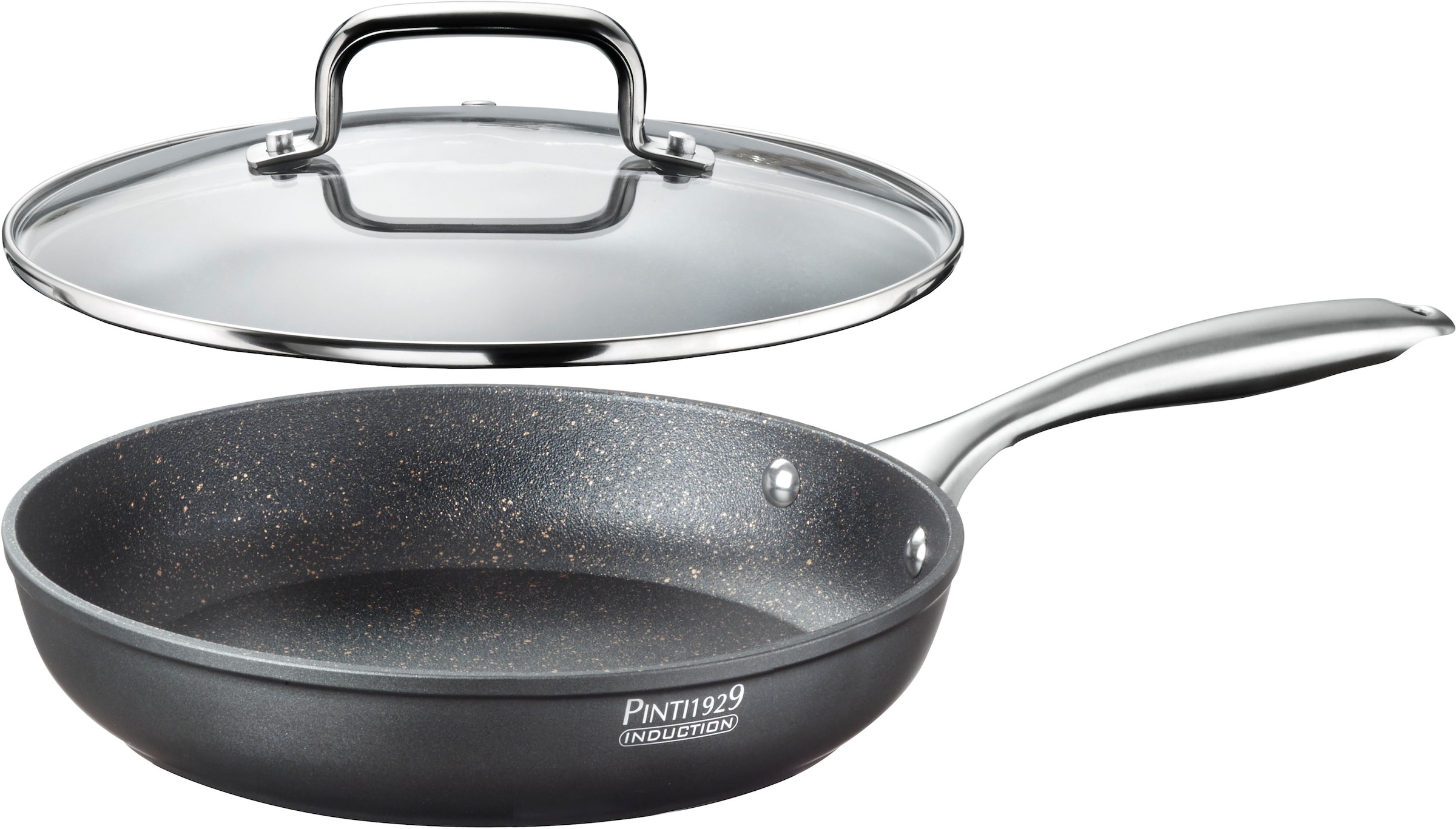 PINTINOX Bratpfanne "ST1" Aluminium Set, 3-lagige Antihaftbeschichtung, Ind günstig online kaufen