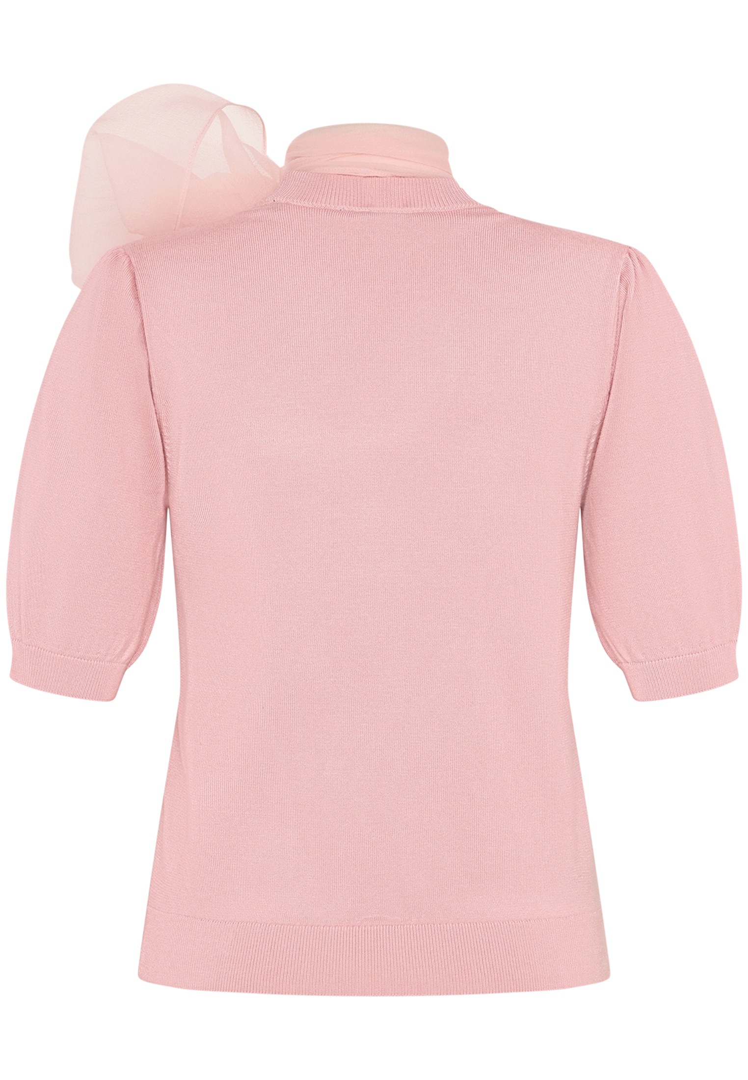 Thumbnail - Zero Kurzarmshirt "Damen mit Schleife" 1 drapiert / gerafft