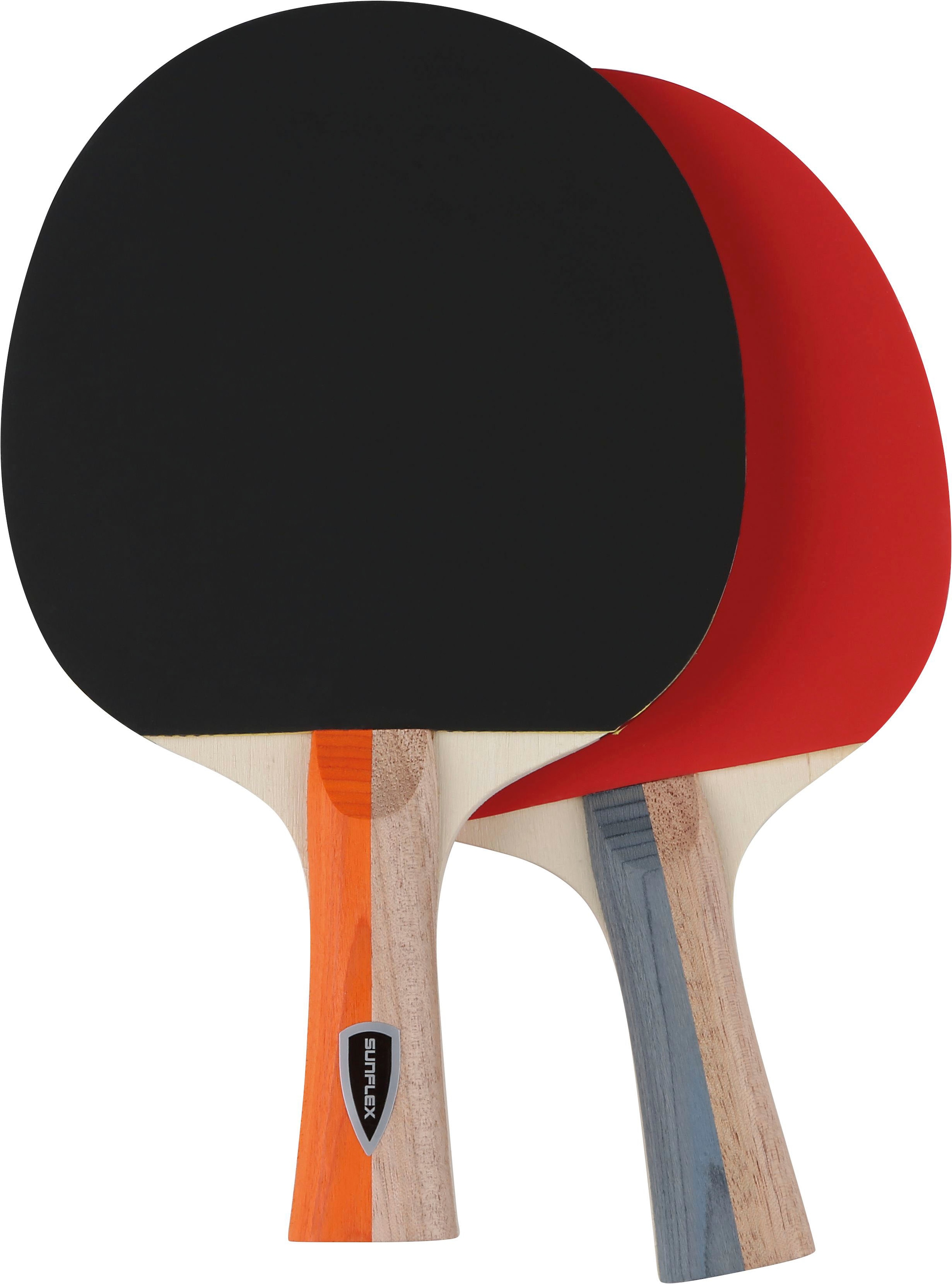 Sunflex Tischtennisschläger »Tischtennis Set Pong, Freizeit Bat Racket«