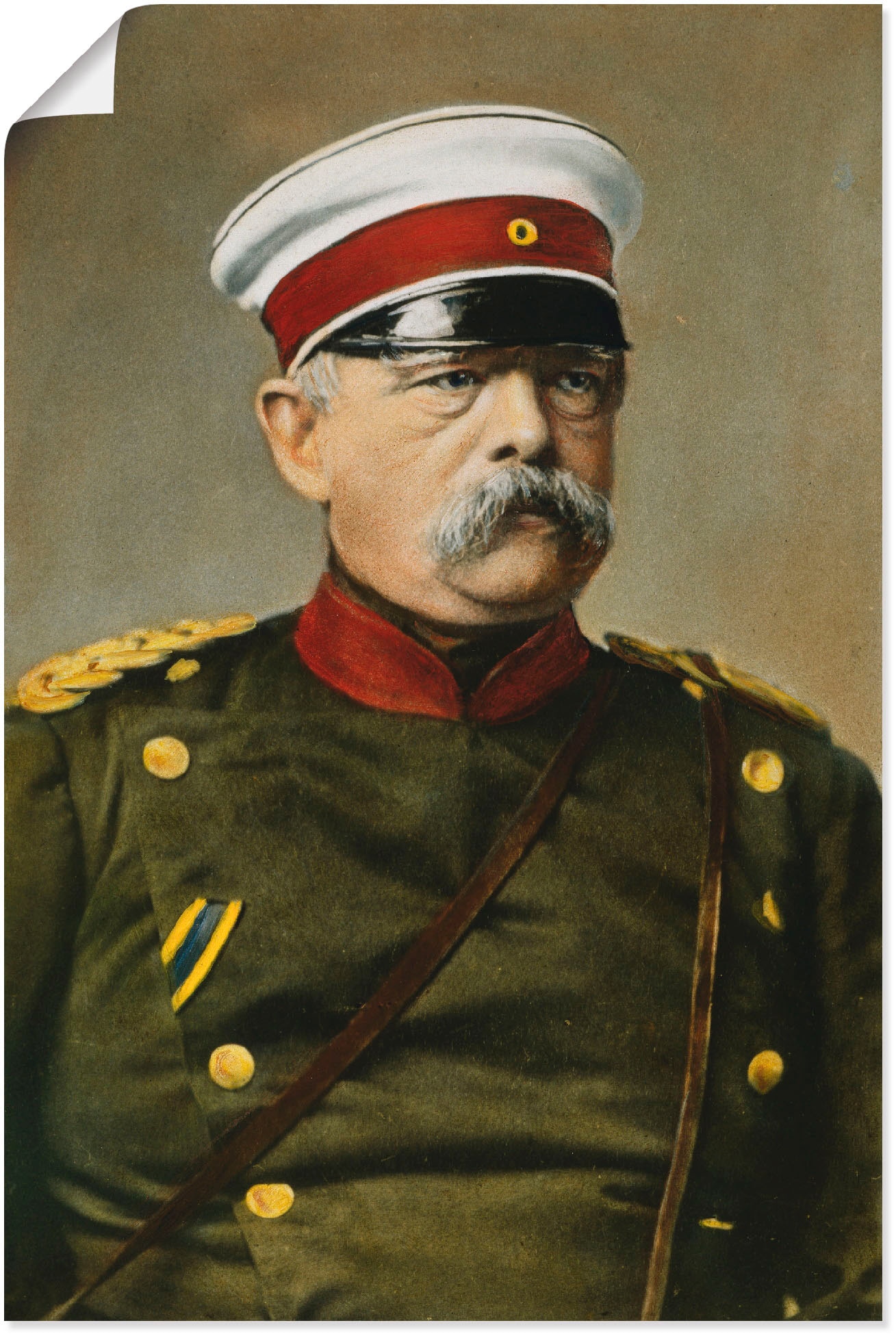 Wandbild »Otto von Bismarck«, Menschen, (1 St.), als Leinwandbild, Poster in...