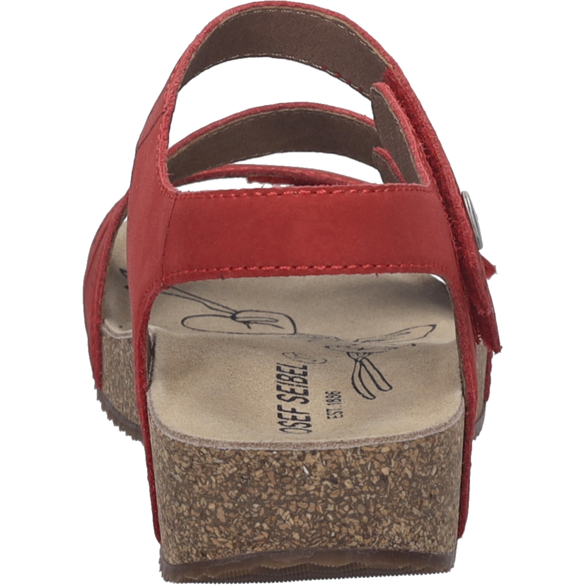 Sandale JOSEF SEIBEL "Tonga 78, rot", Damen, Gr. 41, rot, Obermaterial: 100% Rindsleder Leather cow., Schuhe Sandale 3