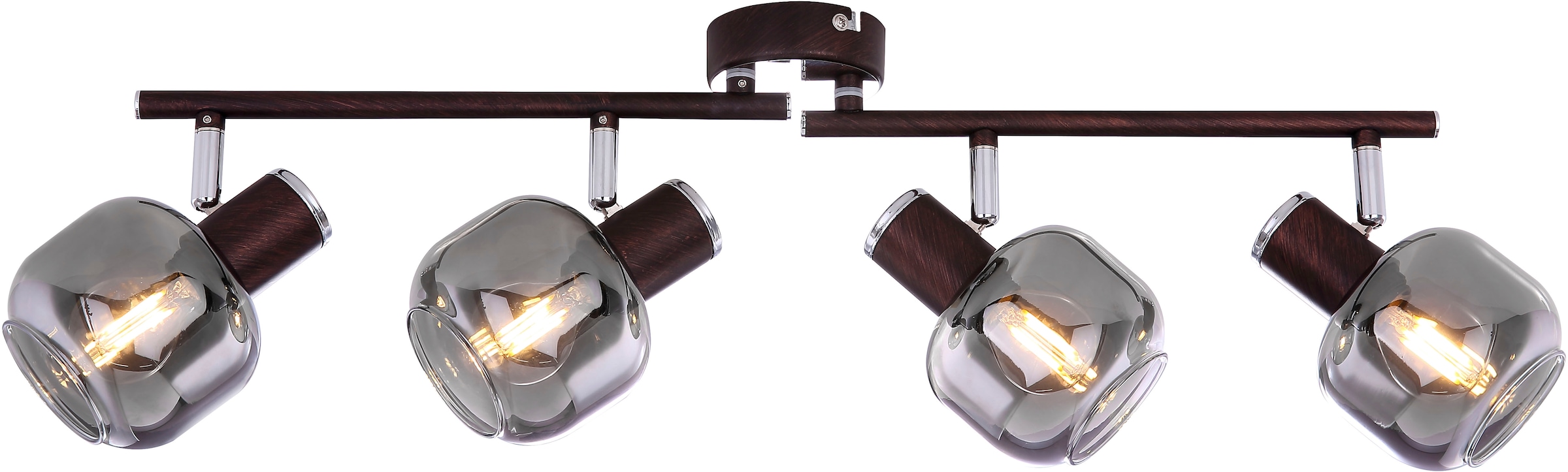 GLOBO LIGHTING Deckenstrahler »PALLO« E14 1 Stk. Spot Deckenspot Flur Schlafzimmer Wohnzimmer