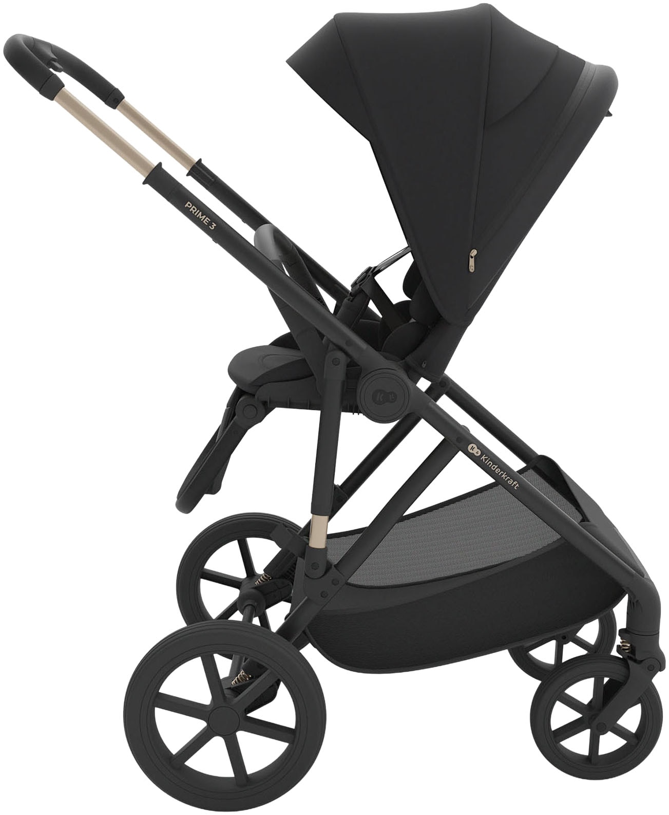 Kinderkraft Kombi-Kinderwagen »PRIME 3 3in1« 22 kg inkl. Babyschale MINK