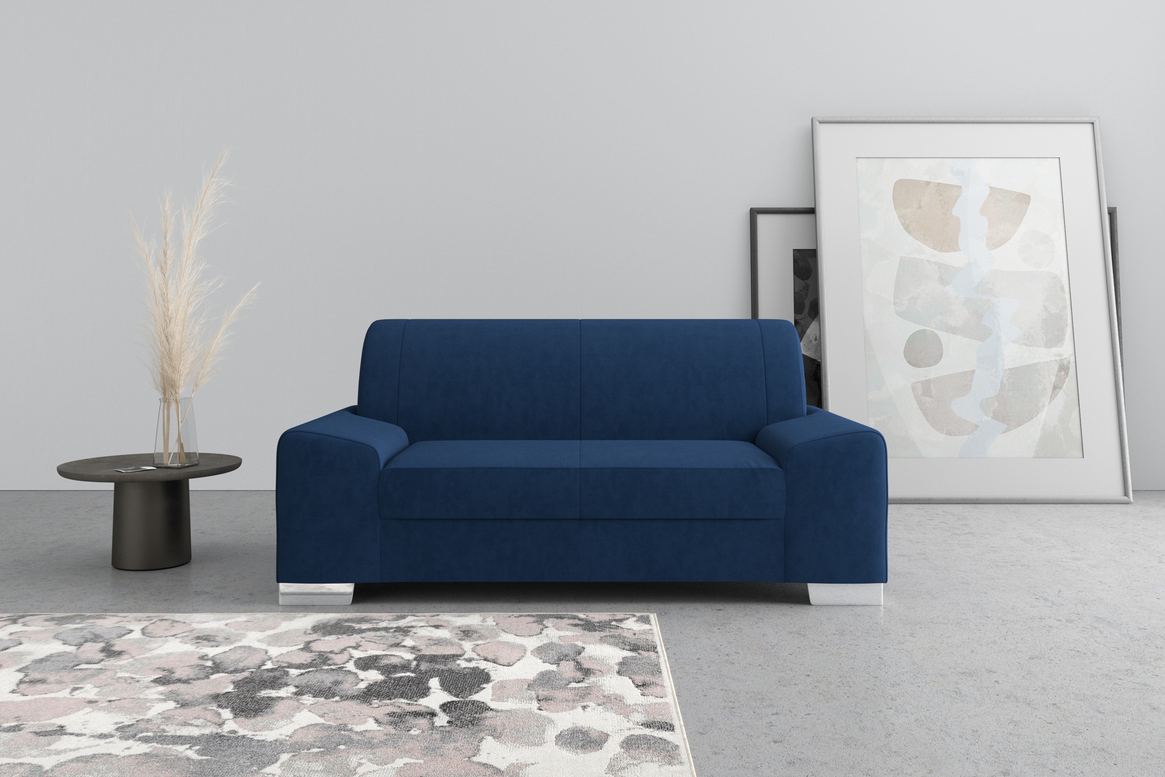 DOMO collection 2-Sitzer "Anzio in kubischer Formensprache, flache Armlehne günstig online kaufen