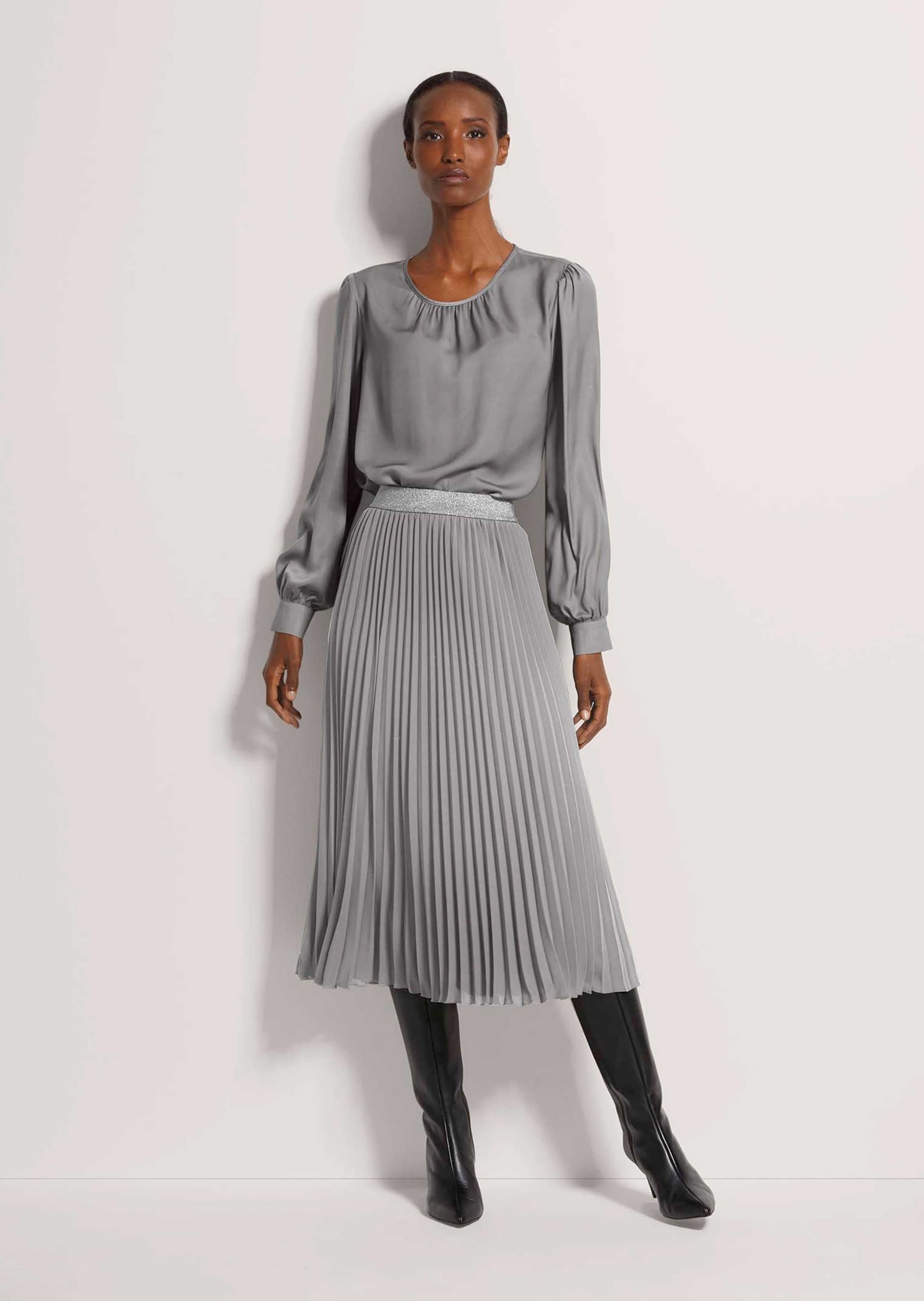 MADELEINE Midirock "Plisseerock Eleganter Faltenrock in Midilänge" günstig online kaufen