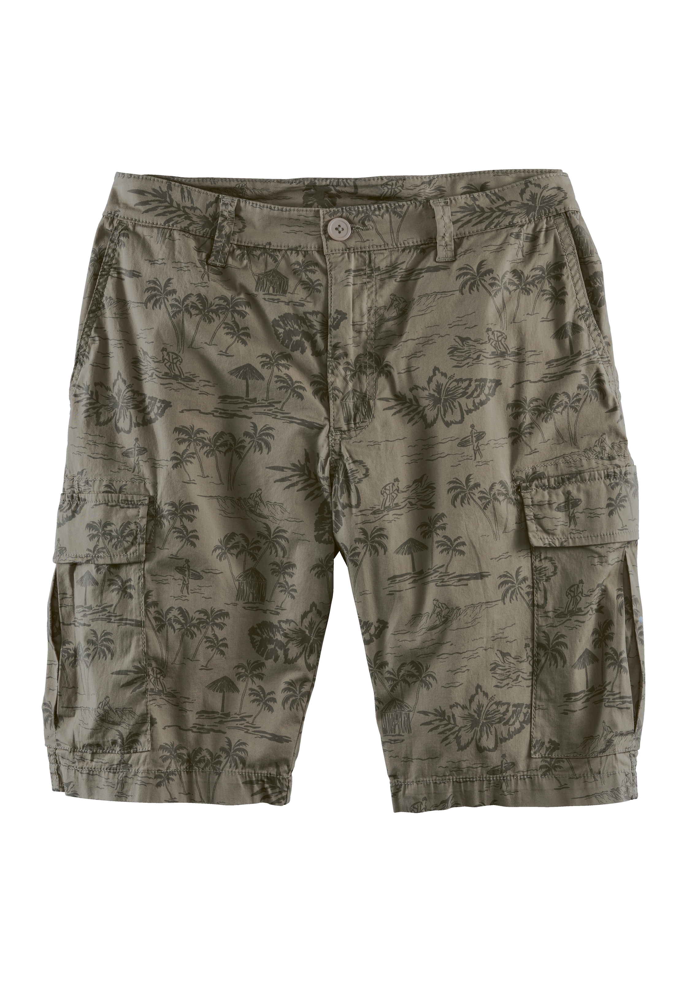 John Devin Cargoshorts, aus elastischer Baumwolle,modisch bedruckt