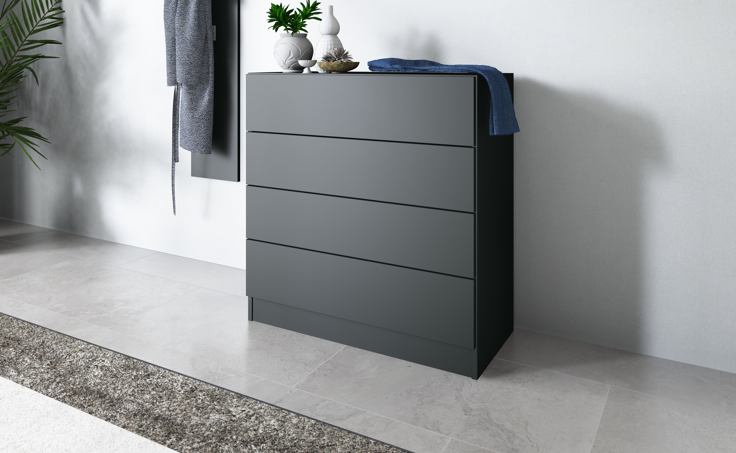 borchardt Möbel Garderoben-Set "Vaasa 3" Set, 3 Stk. tlg. günstig online kaufen