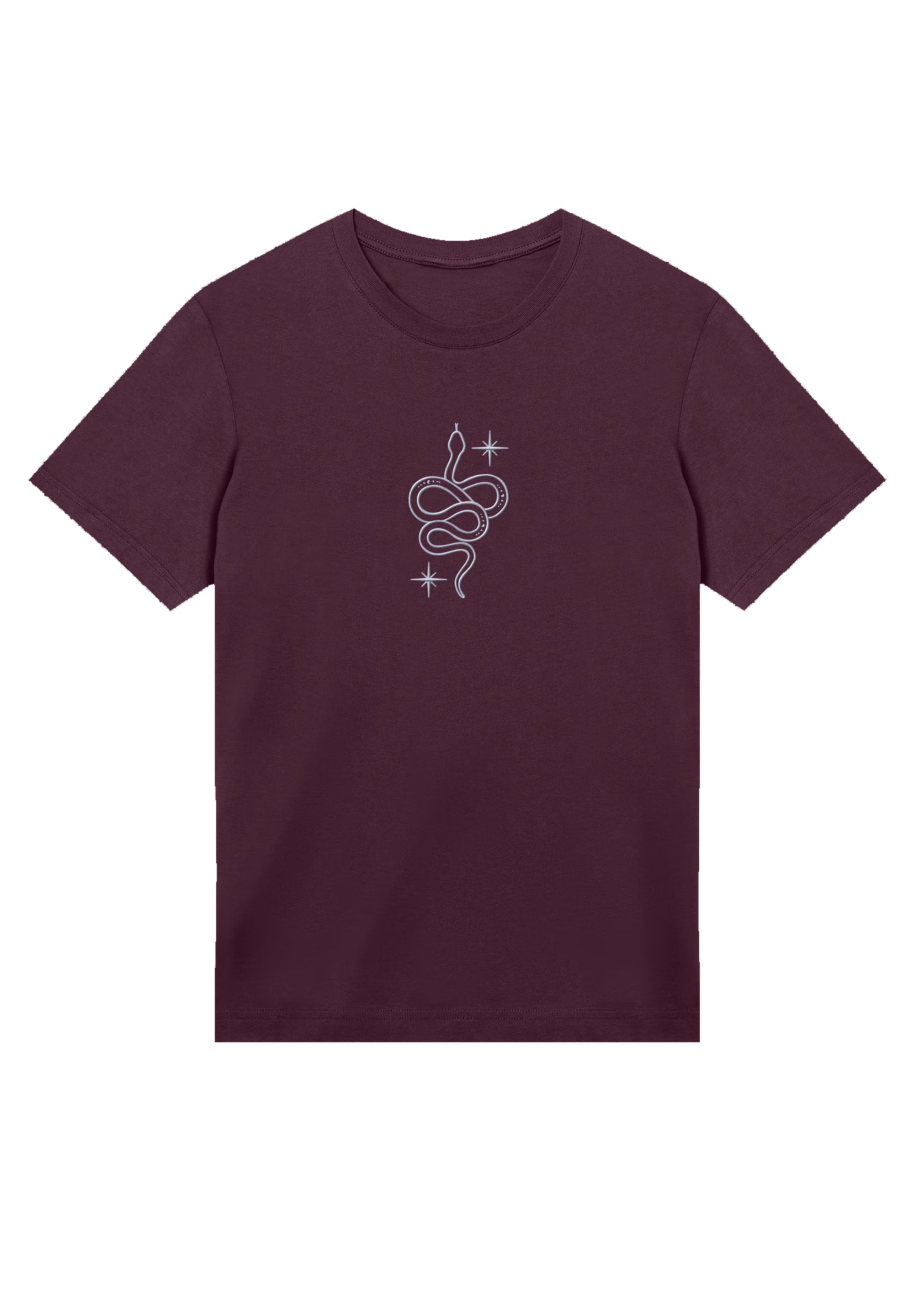 F4NT4STIC T-Shirt »Mystical Snake Bestickt«, Premium Qualität