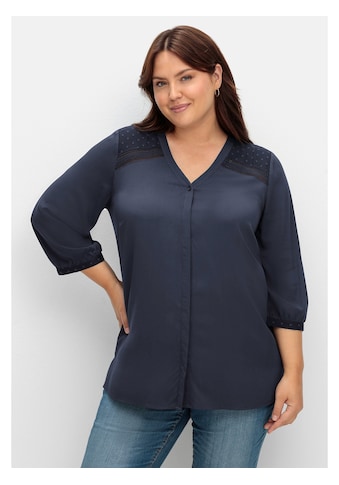 Sheego Shirtbluse »Große Größen« su Chiffonpa...