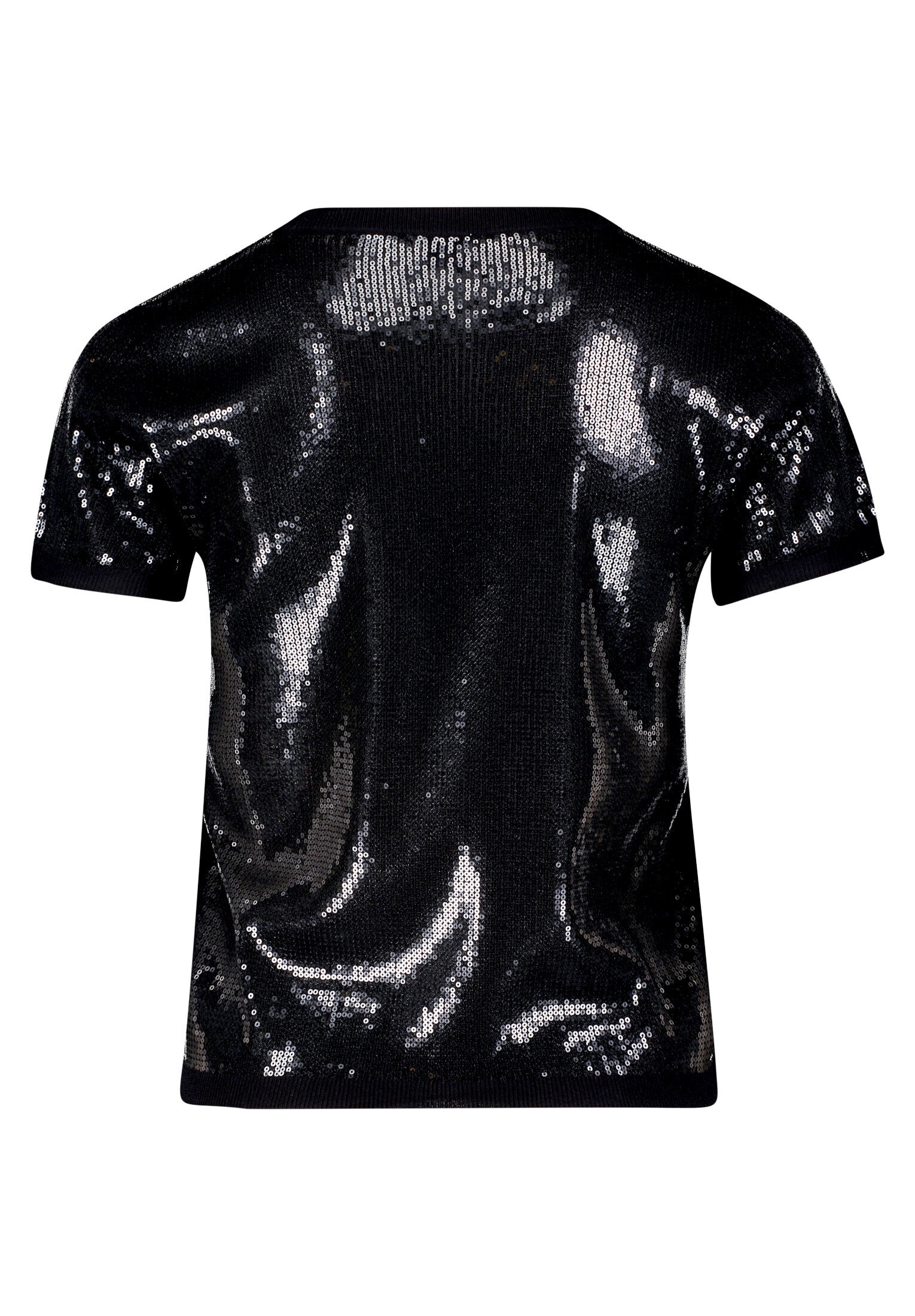 Vera Mont Kurzarmshirt »Damen mit Rundhalsausschnitt« 1 Stk. Pailletten