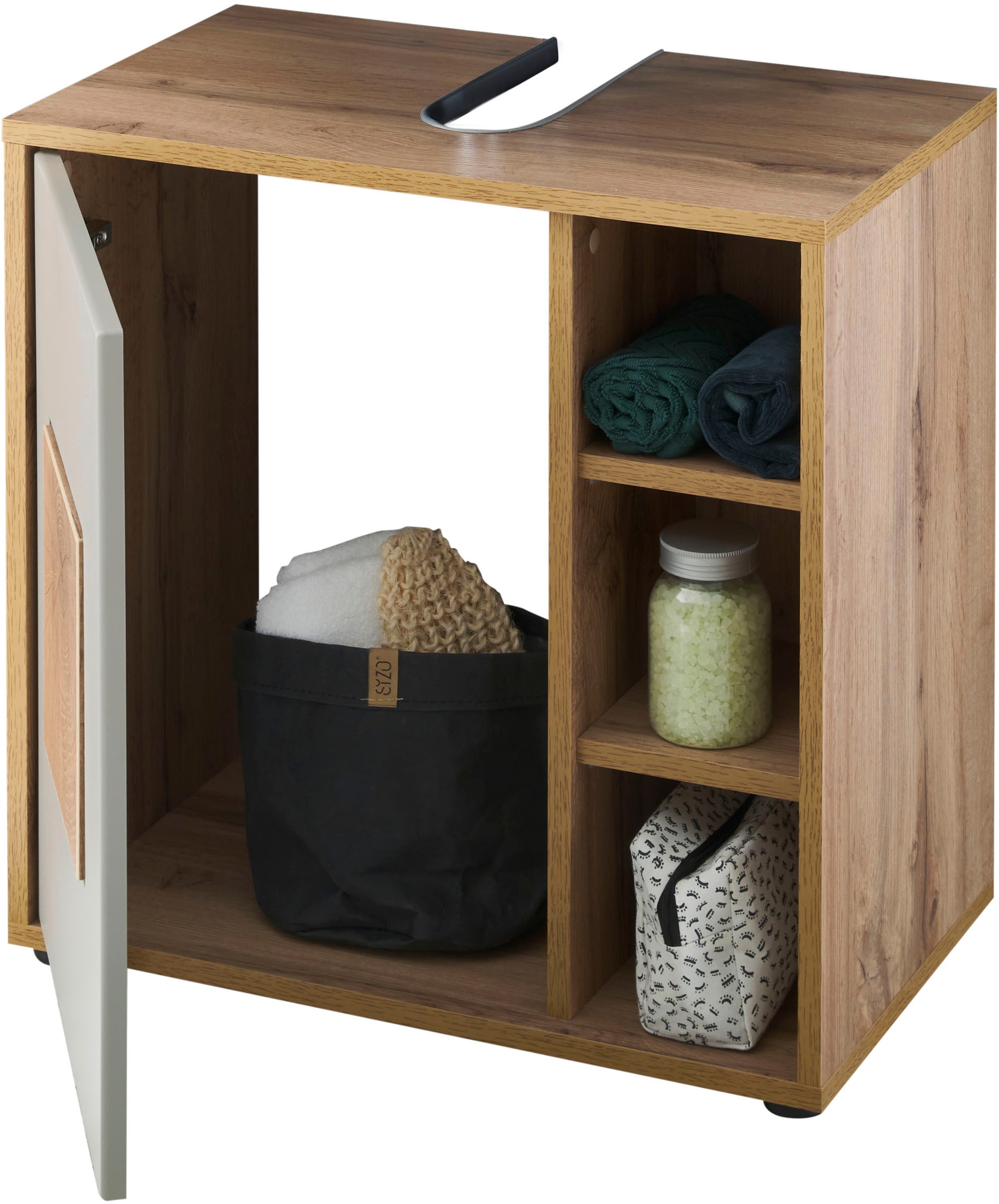 BASIC by Balculina Waschbeckenunterschrank "Este" 1 Stk. tlg. 60 cm Breite günstig online kaufen
