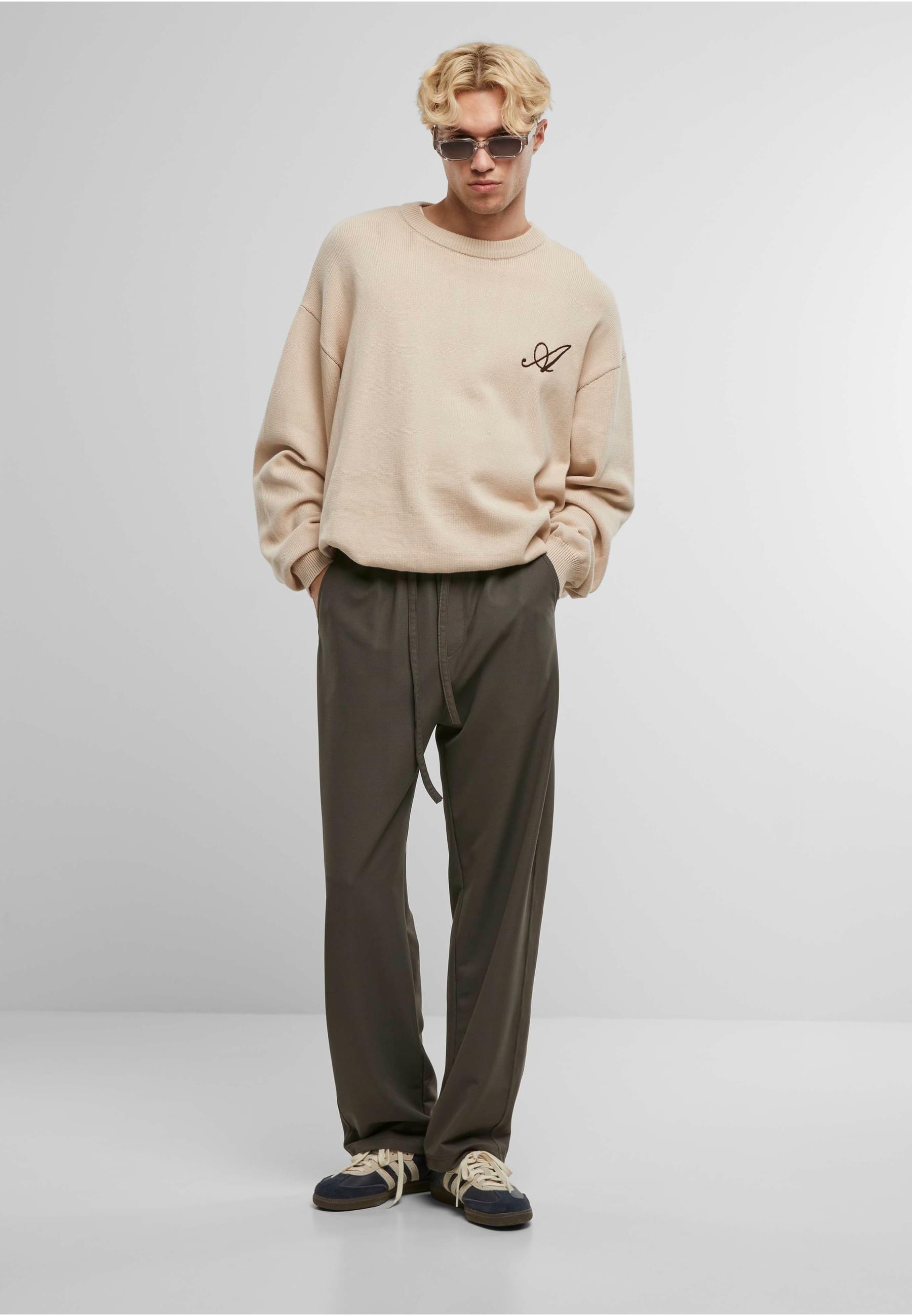 Another Cotton Lab Stoffhose »Another Cotton Lab ACL Logo Loose Pants«, (1 tlg.)