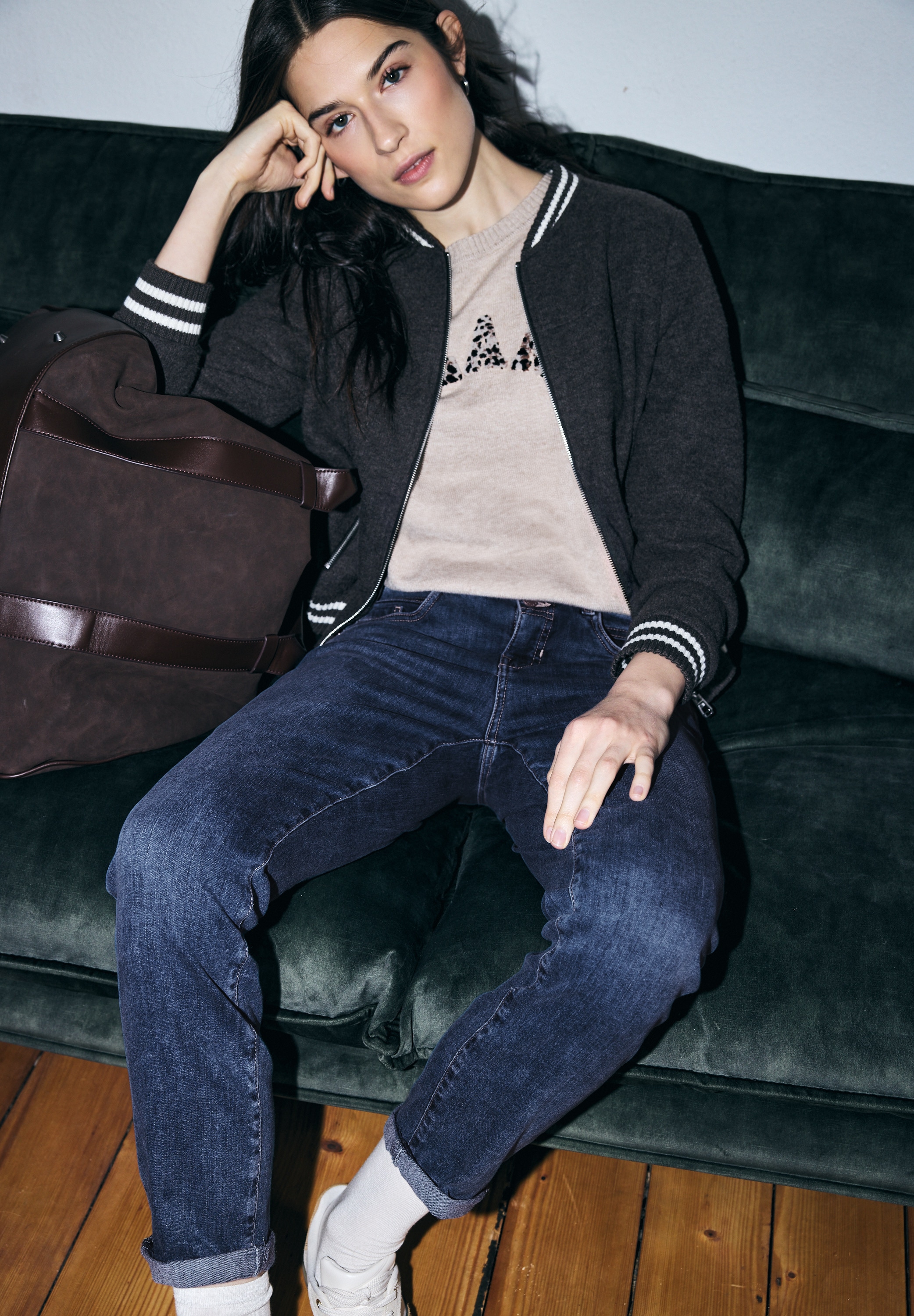 STREET ONE STUDIO Slim-fit-Jeans 5-Pocket-Style