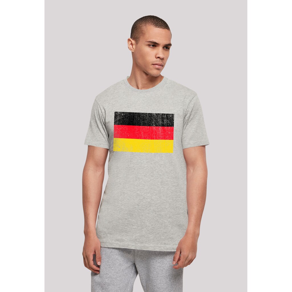 F4NT4STIC T-Shirt »Deutschland Flagge Germany distressed«