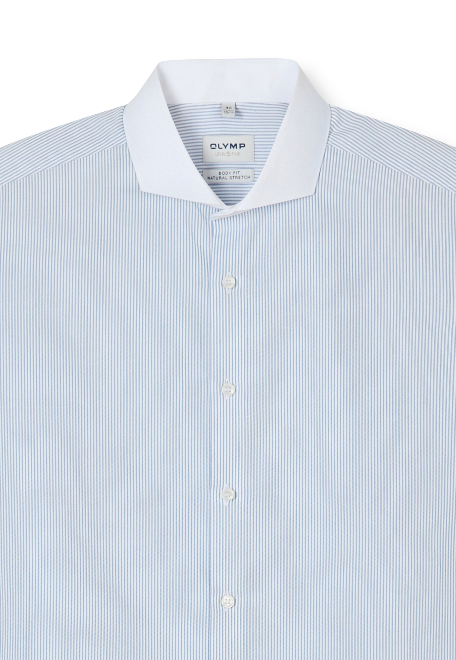 OLYMP Businesshemd »OLYMP Level Five, body fit, Haifisch«