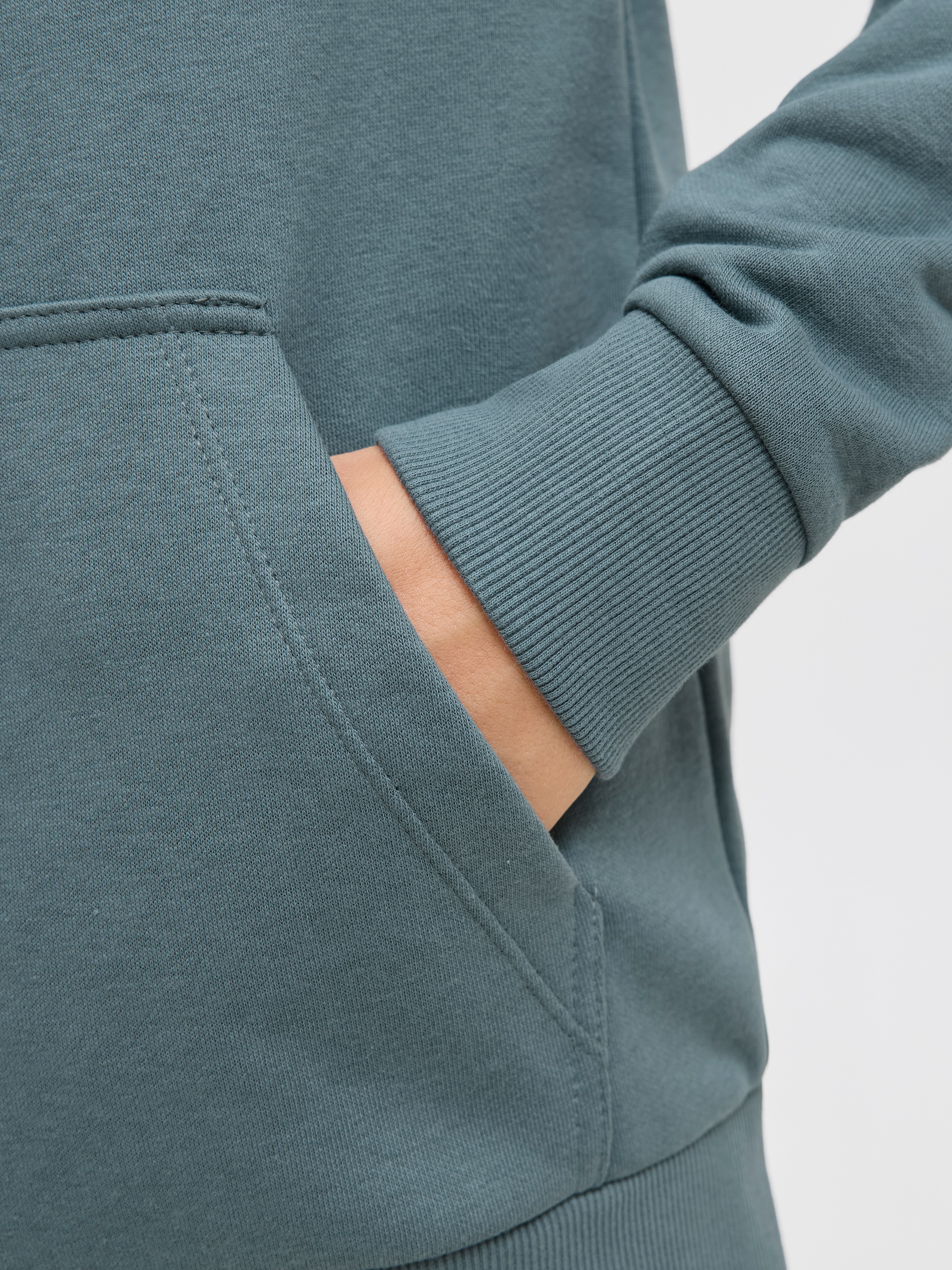 Thumbnail - Jack & Jones Junior Kapuzensweatshirt "JJECALEB VARSITY SWEAT HOOD NOOS JNR"