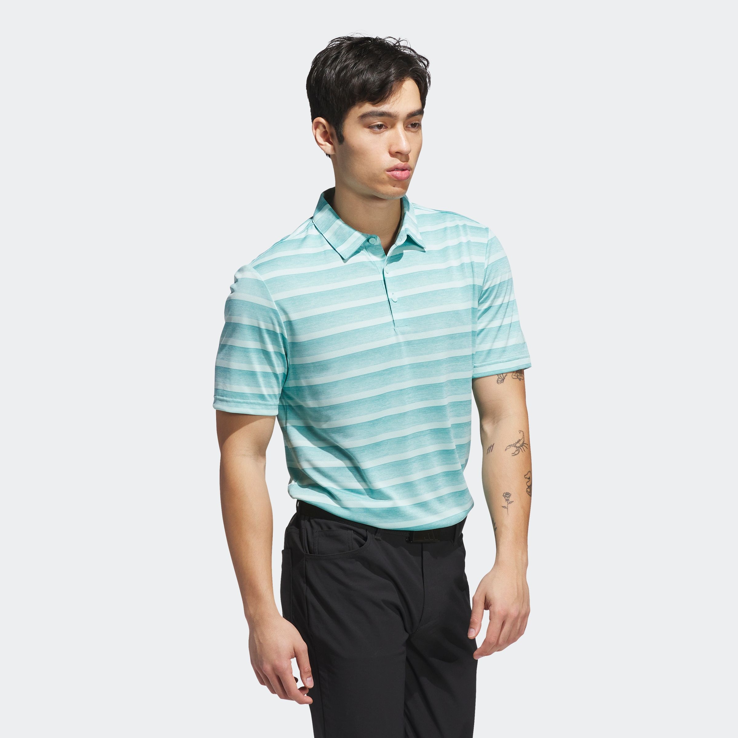 adidas Performance Poloshirt "TWO-COLOR STRIPED" klassischer Stil, mit Allo günstig online kaufen