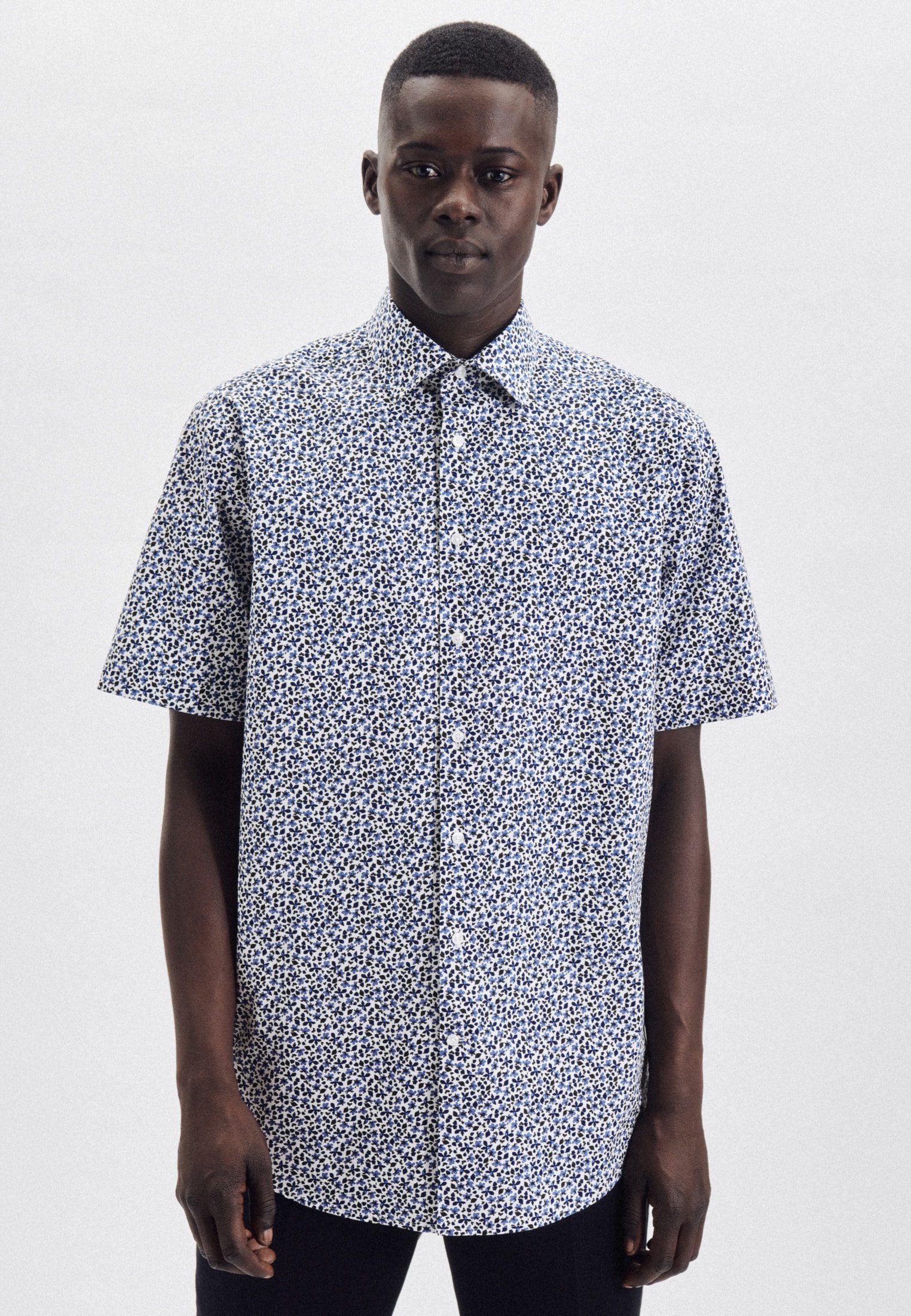 seidensticker Businesshemd "Regular" Regular 1/2 Kentkragen Druck günstig online kaufen