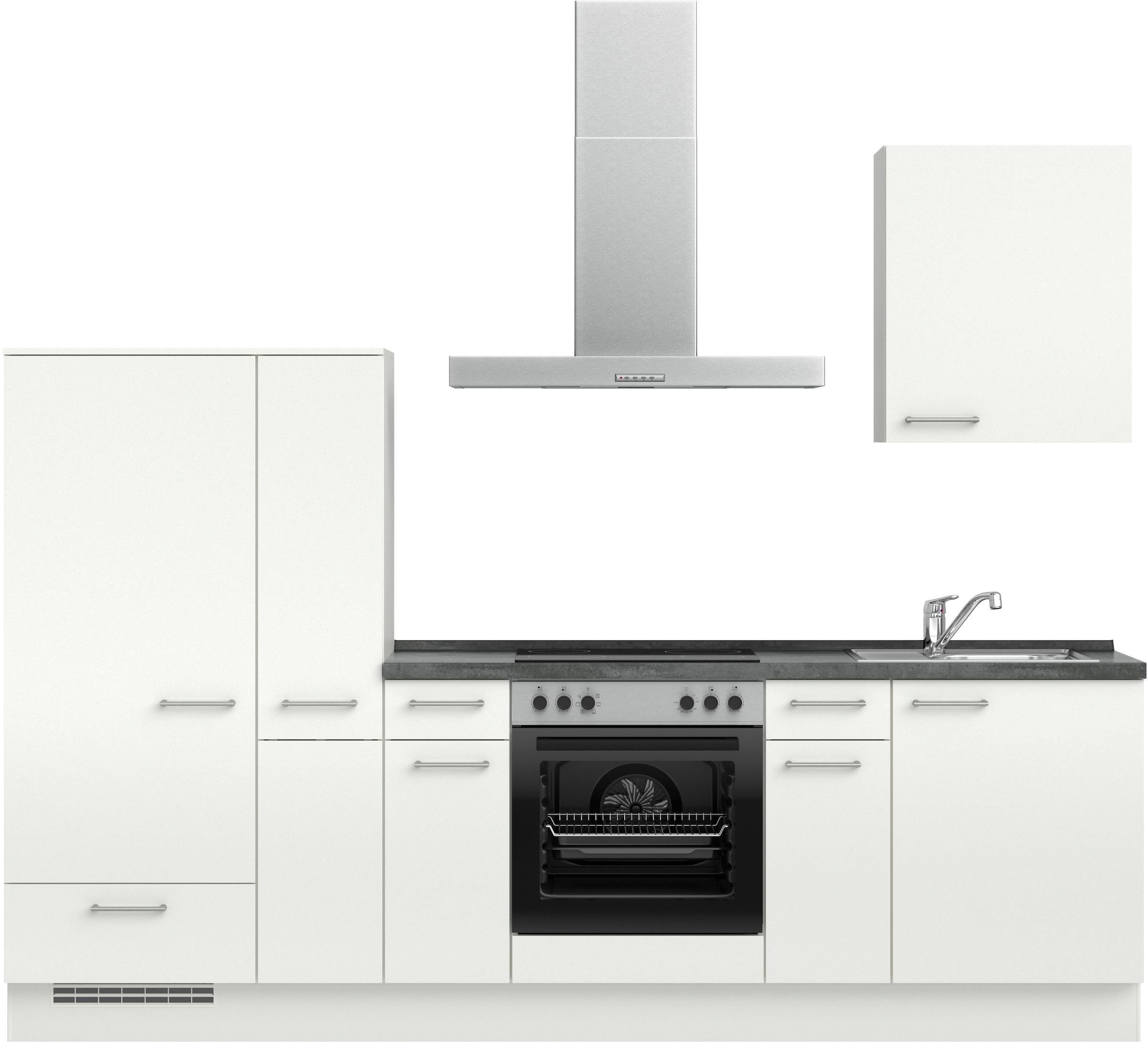 nobilia Küchenzeile ""Laser I", Ausrichtung wählbar, Breite 270 cm" vormont günstig online kaufen