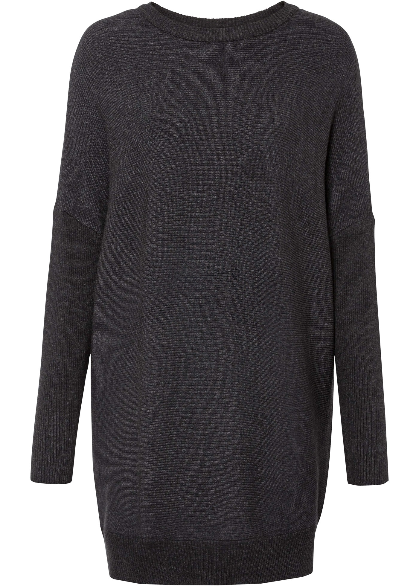 bonprix Longpullover aus Viskose-Mix, mit Langarm, für Wintermode, Oversize Passform