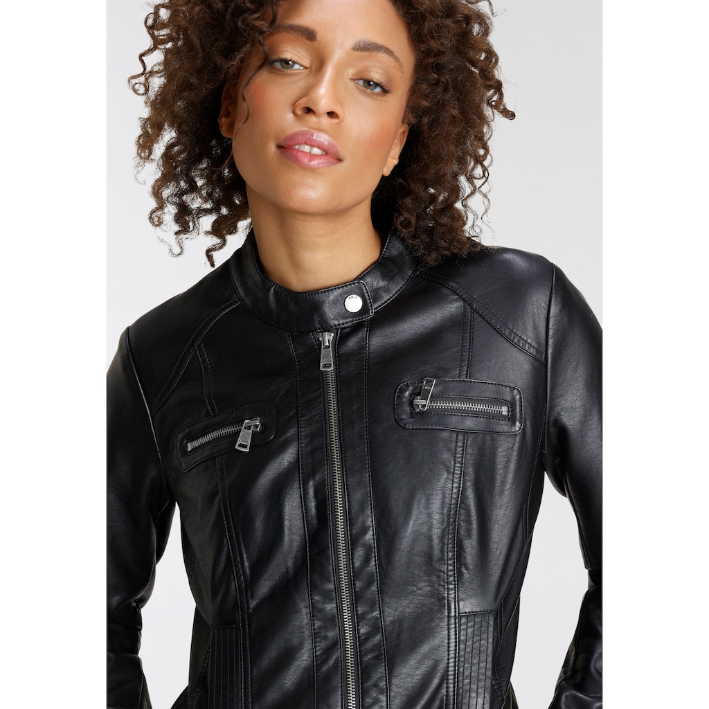 ONLY Lederimitatjacke »ONLBANDIT FAUX LEATHER BIKER«