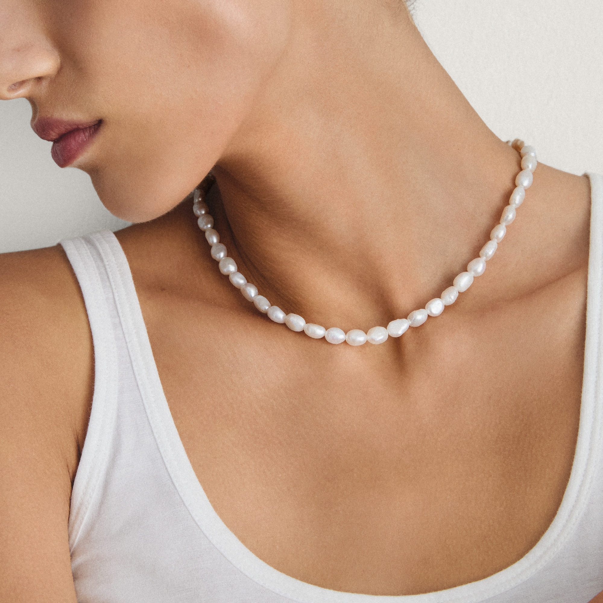 THOMAS SABO Perlenkette »Bold Elegance Perlenkette« mit Süßwasserzuchtperle
