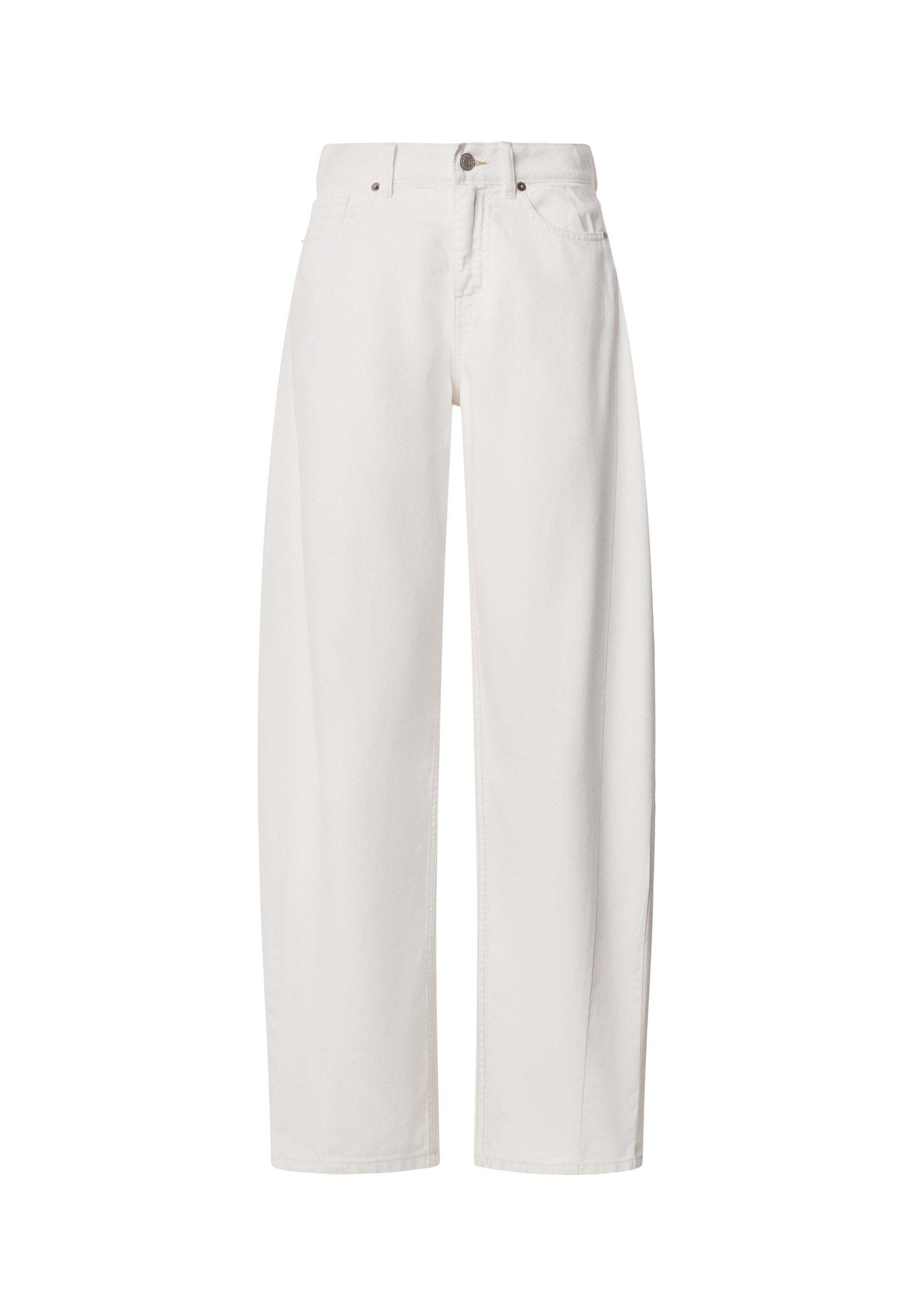 Pepe Jeans Relax-fit-Jeans »relaxed fit jeans LOOSE BOW SHAPED MW WHITE«