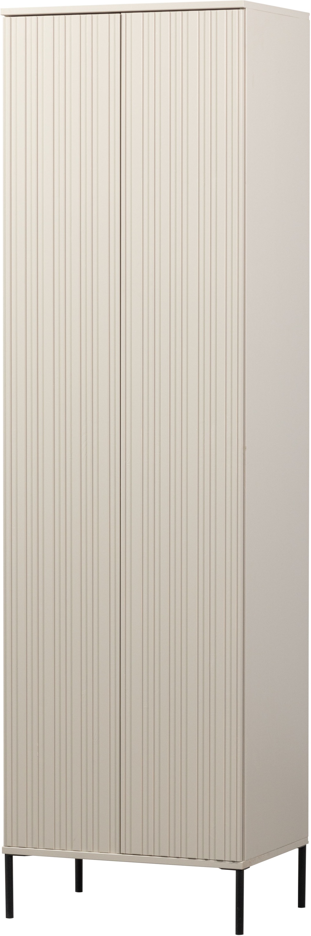 WOOOD Highboard »WOOOD NEW GRAVURE SCHRANK MIT SCHUBLADEN KIEFER DUST [fsc]« Gravure New Hochschrank von WOOOD mit Stauraum, Stil und Push-to-Open