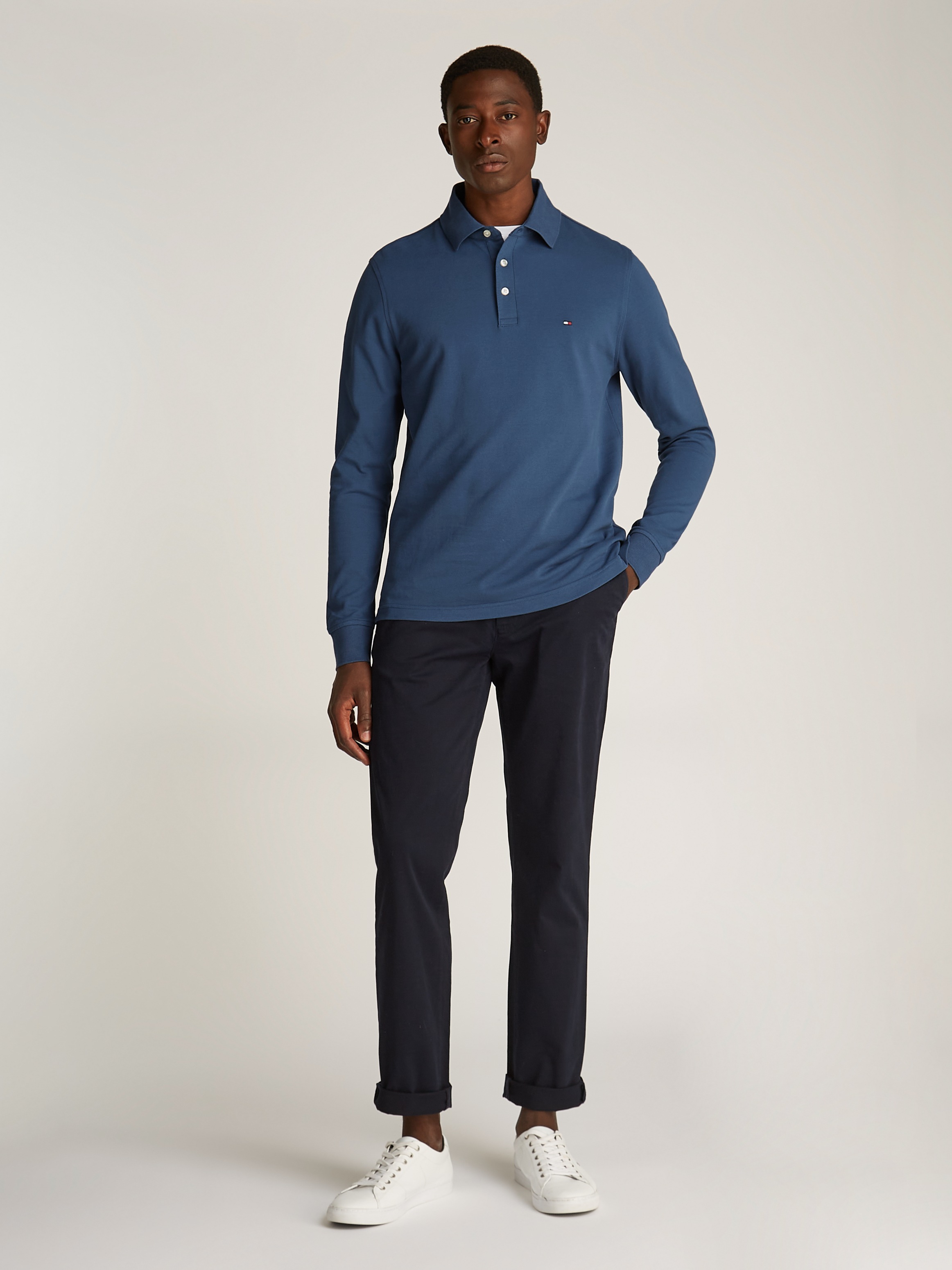 Thumbnail - Tommy Hilfiger Langarm-Poloshirt "1985 SLIM LS POLO"