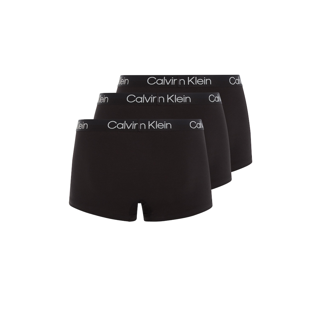 Calvin Klein Underwear Trunk, (Packung, 3 St.), mit Logoschriftzug auf dem Bund