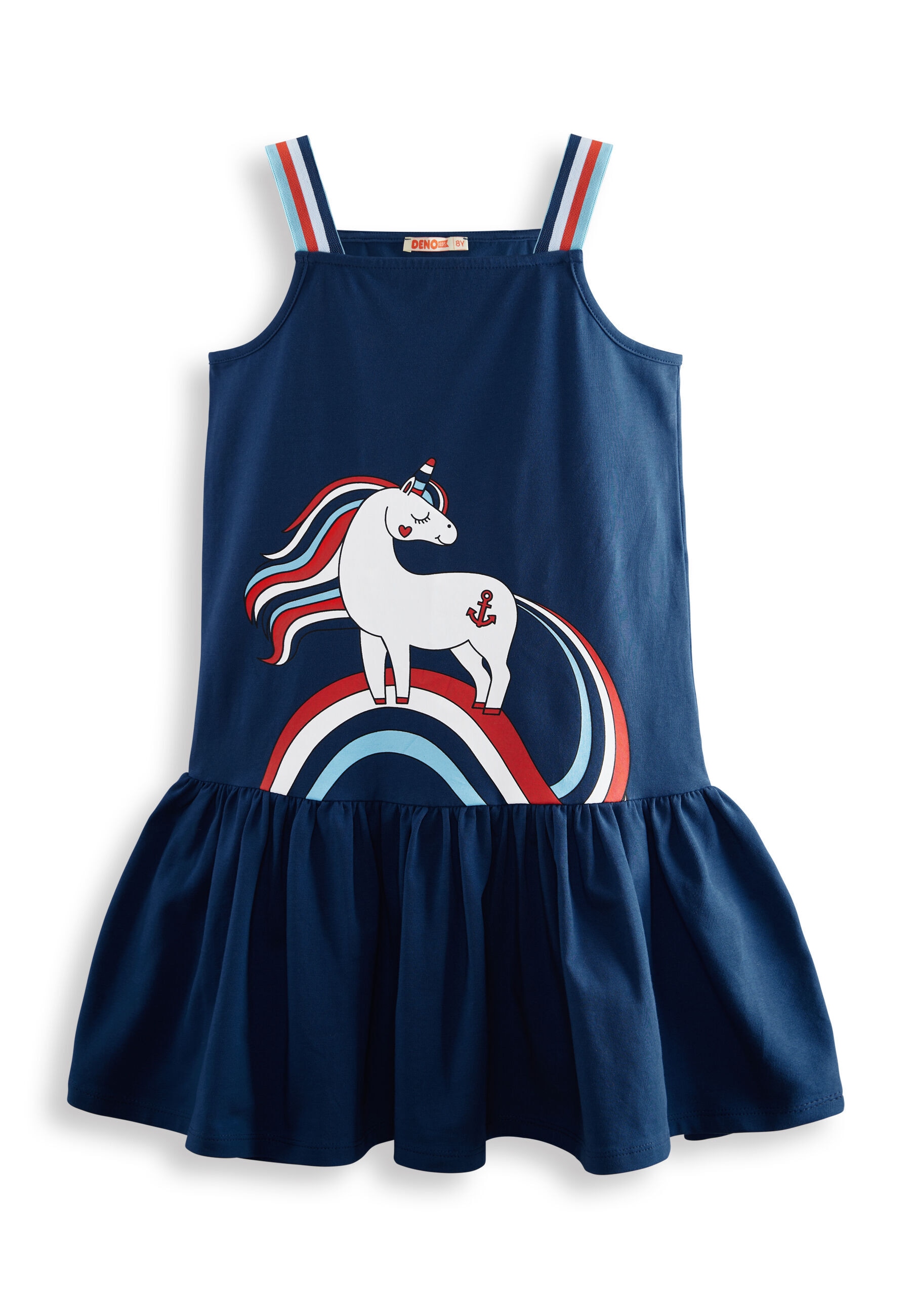 Denokids Sommerkleid »Sailor Unicorn«, mit Einhorn-Aufdruck