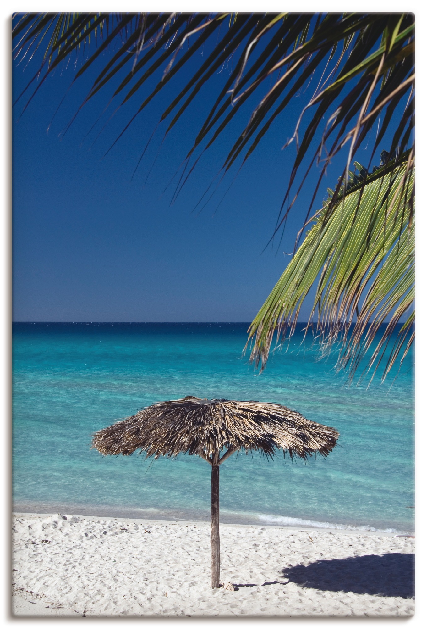 Artland Wandbild »Sonnenschirm am Strand«, versch. als Alubild, Amerika, Größen Wandaufkleber (1 Leinwandbild, St.), Poster oder BAUR bestellen in 