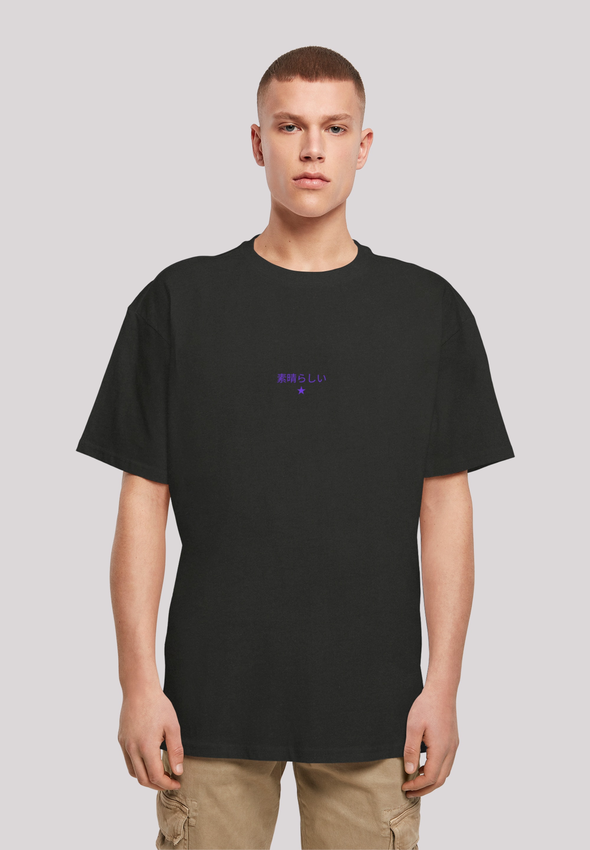F4NT4STIC T-Shirt »Drache Lila«, Print
