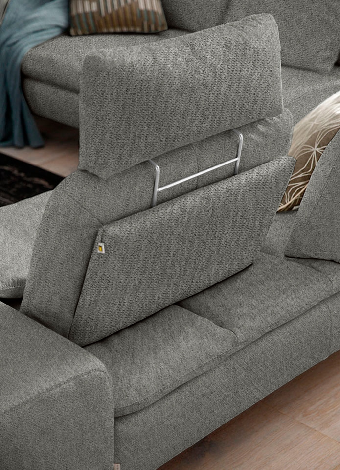 W.SCHILLIG Ecksofa »valentinoo, Designsofa, elegant und bequem, L-Form«, (Set), mit Sitztiefenverstellung, Breite 318 cm