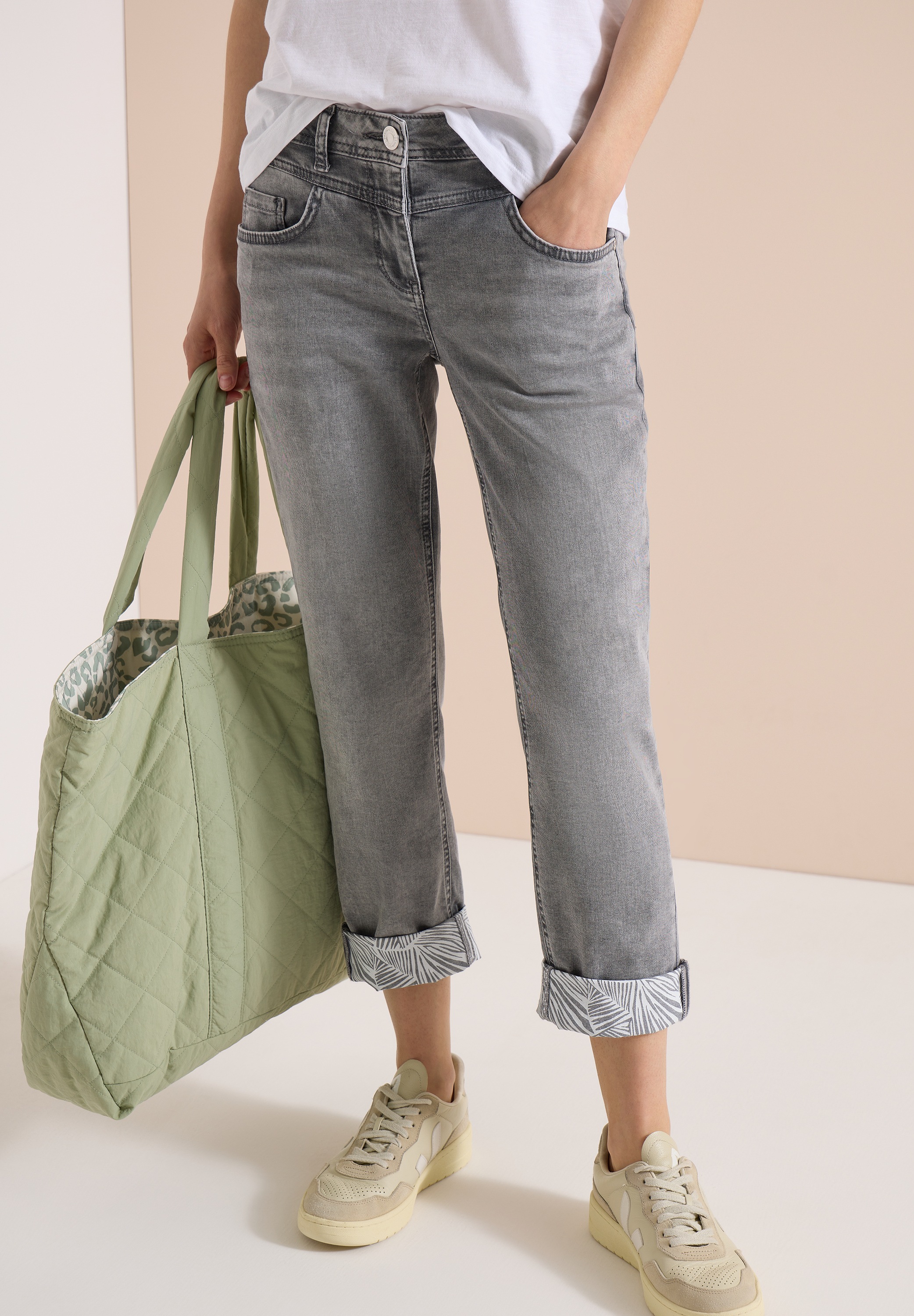 Cecil Comfort-fit-Jeans Middle Waist