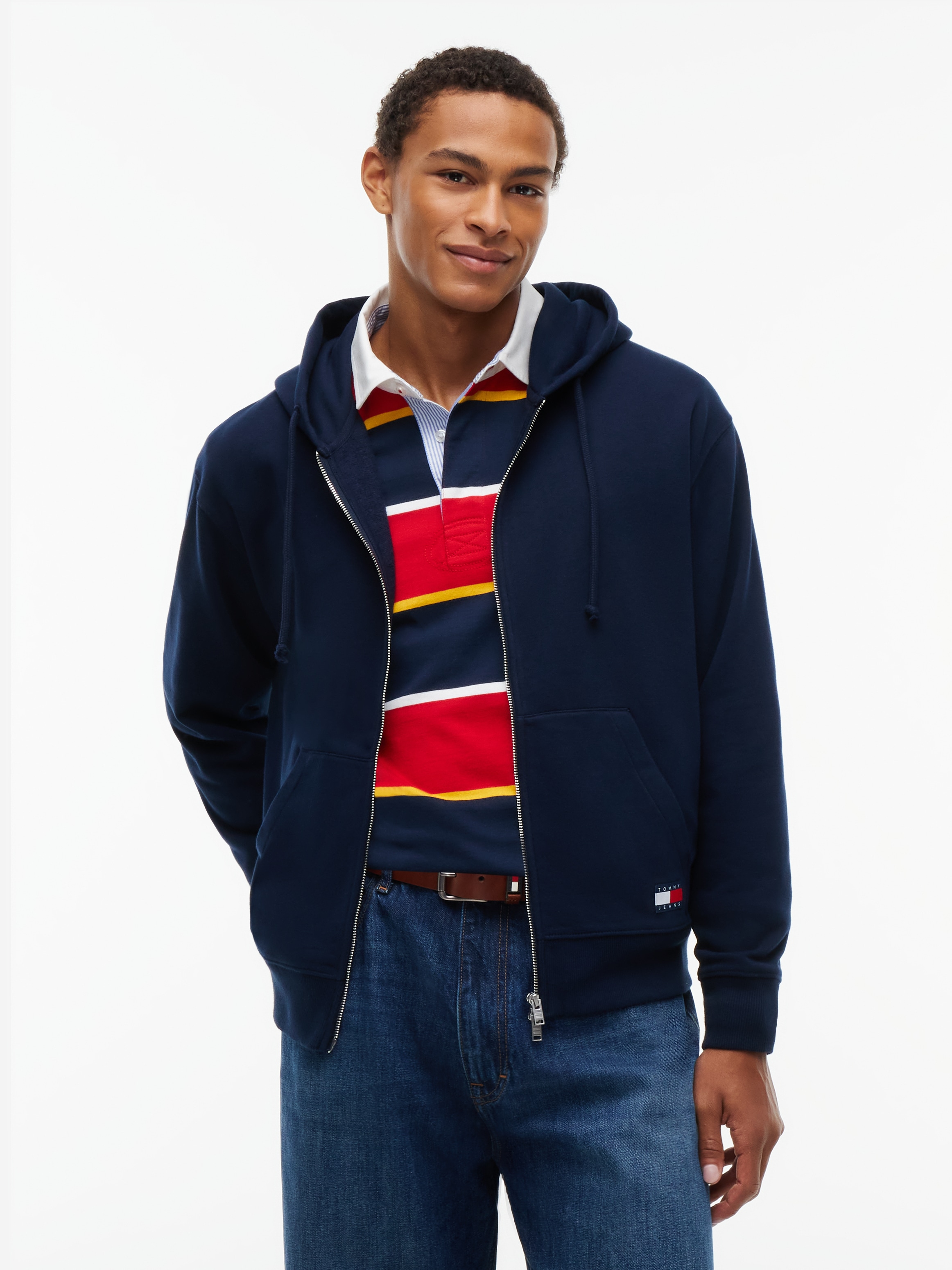 Tommy Jeans Kapuzensweatjacke "TJM RELAXED NEW CLASSICS FULL ZIP"