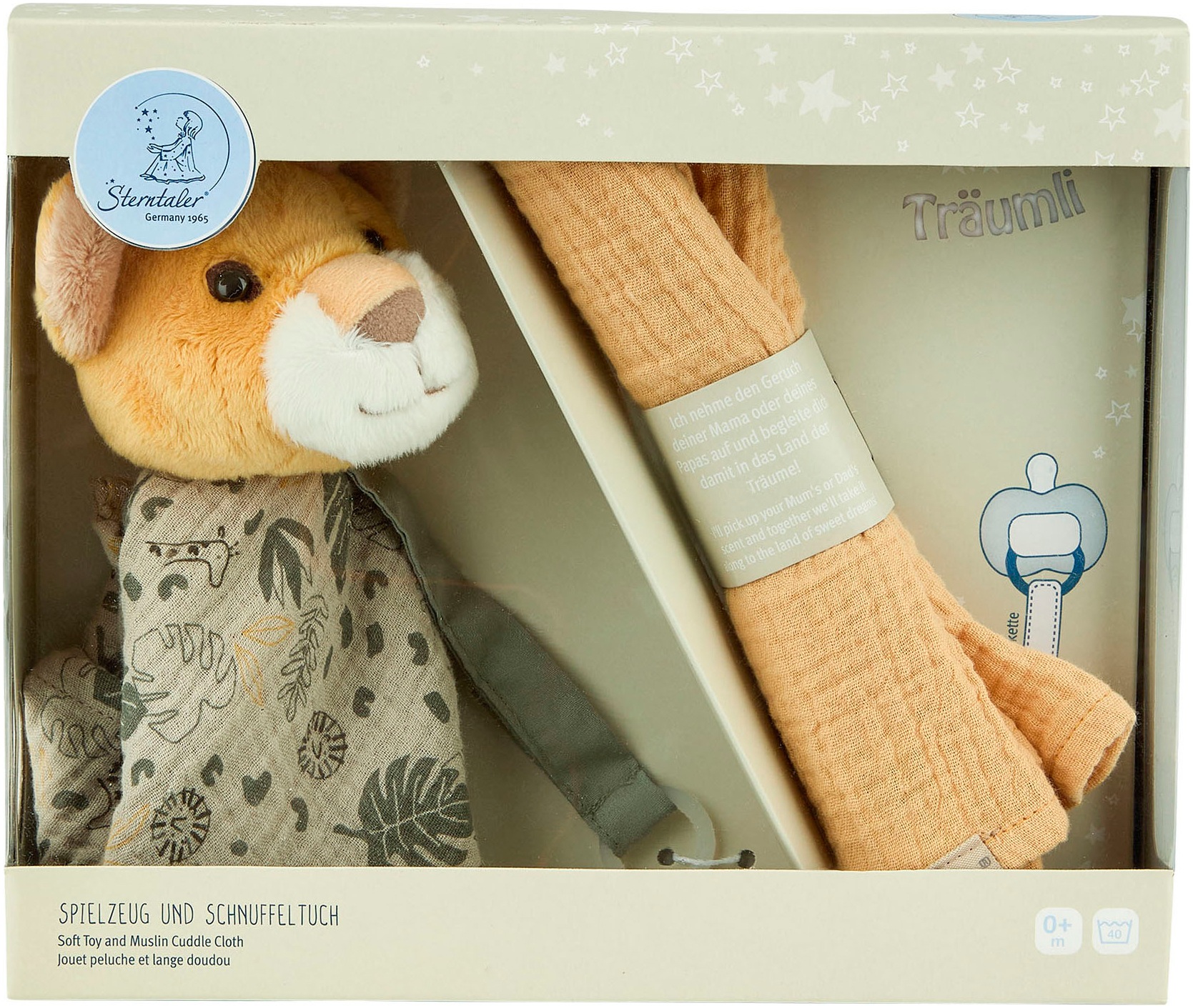 Sterntaler® Schmusetuch »Träumli-Set Löwe Leo«