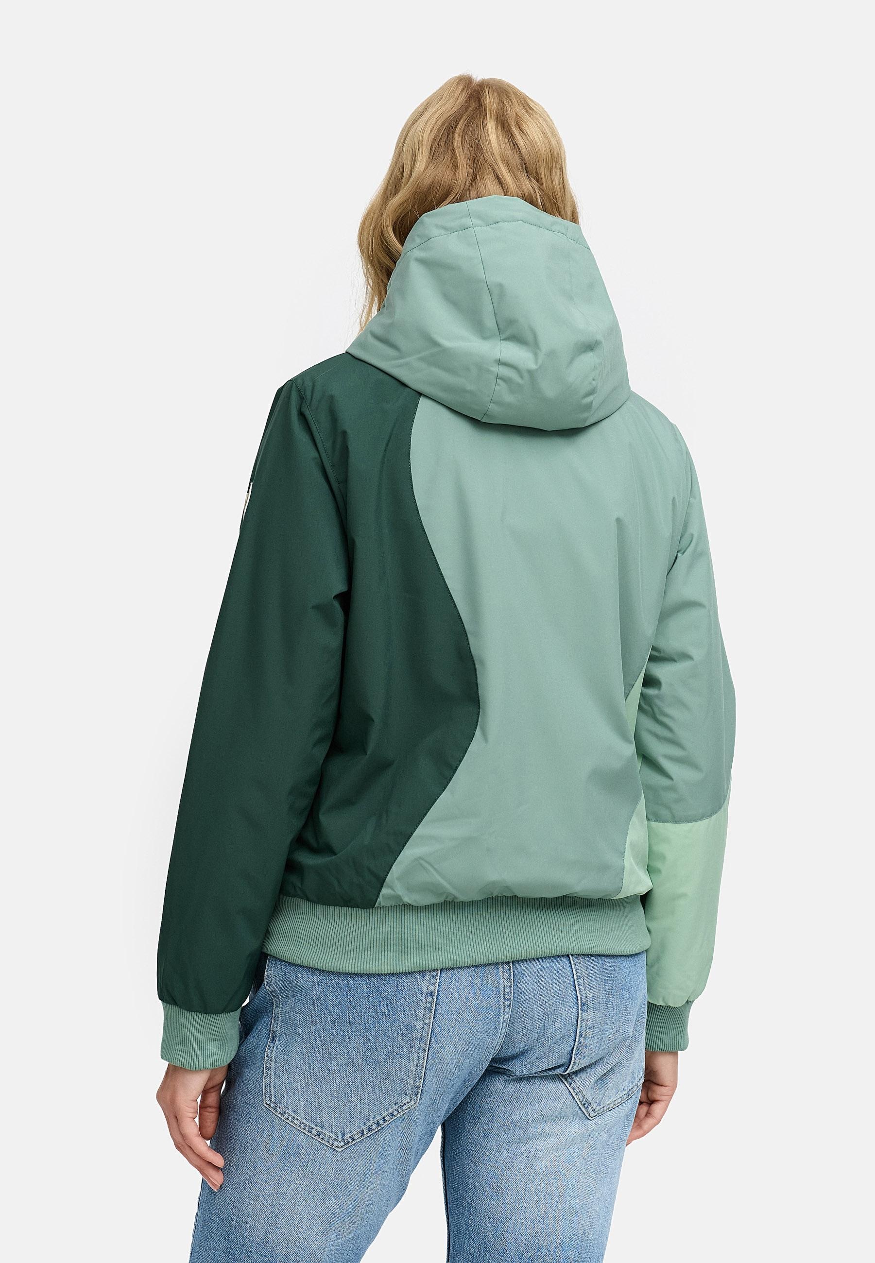 Ragwear Bomberjacke »Oggie Block Warm YOUMODO«, mit Kapuze, Wasserdichte Outdoorjacke mit Kapuze