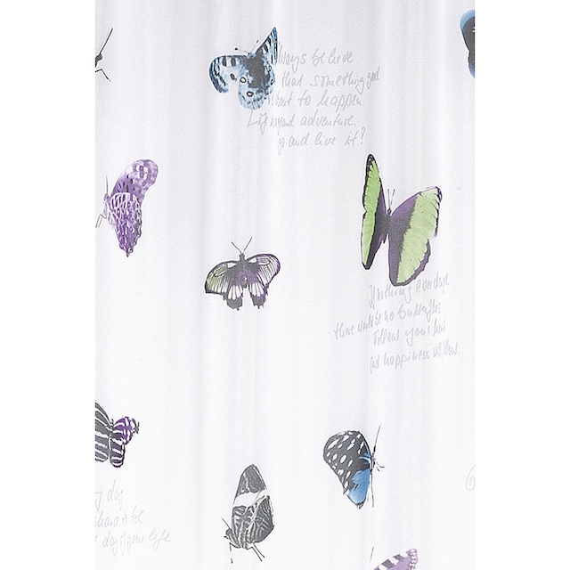freundin Home Collection Gardine »Summer Butterfly 00 weiß-bunt«, (1 St.)  auf Rechnung | BAUR