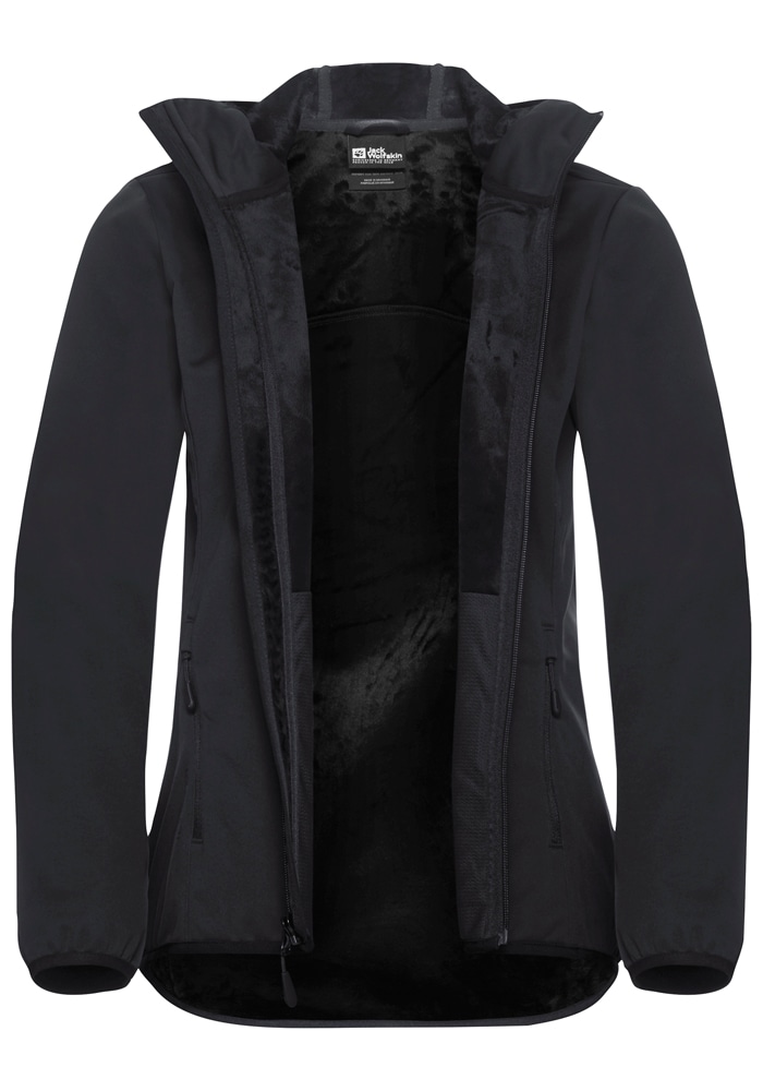 Jack Wolfskin Softshelljacke »WINDHAIN HOODY W«, mit Kapuze