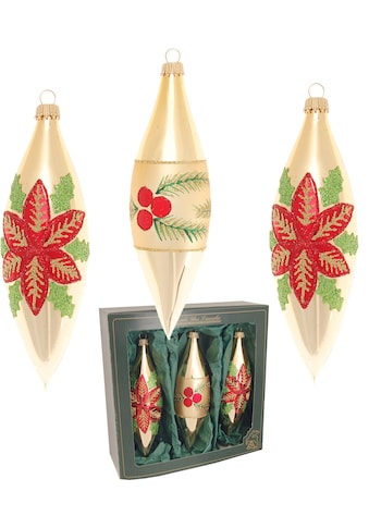 Krebs Glas Lauscha Christbaumschmuck »Weihnachtsstern & B...