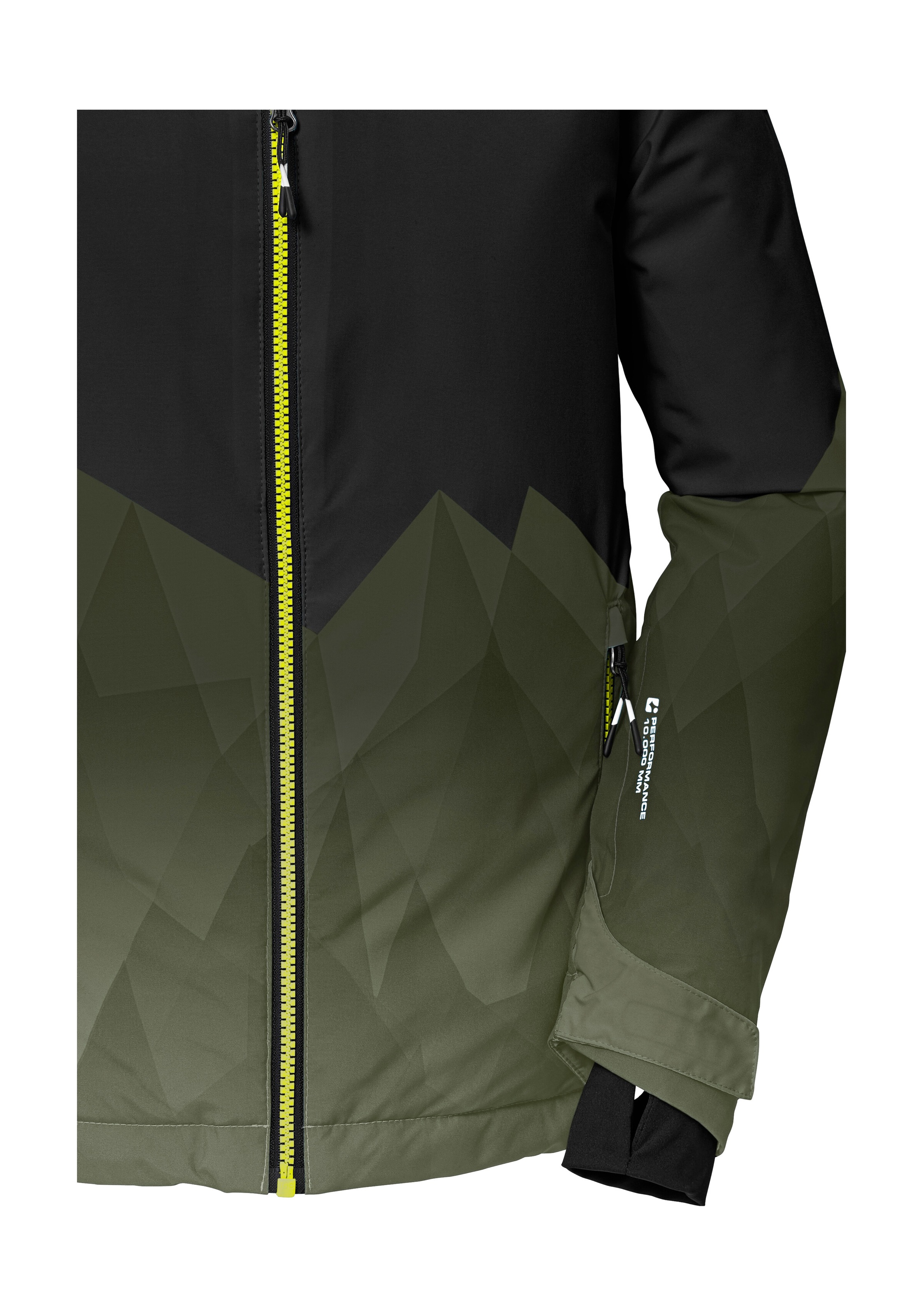 Killtec Skijacke »KSW 383 BYS SKI JCKT«, Wasser- und winddichte Skijacke mit verstellbarer Kapuze