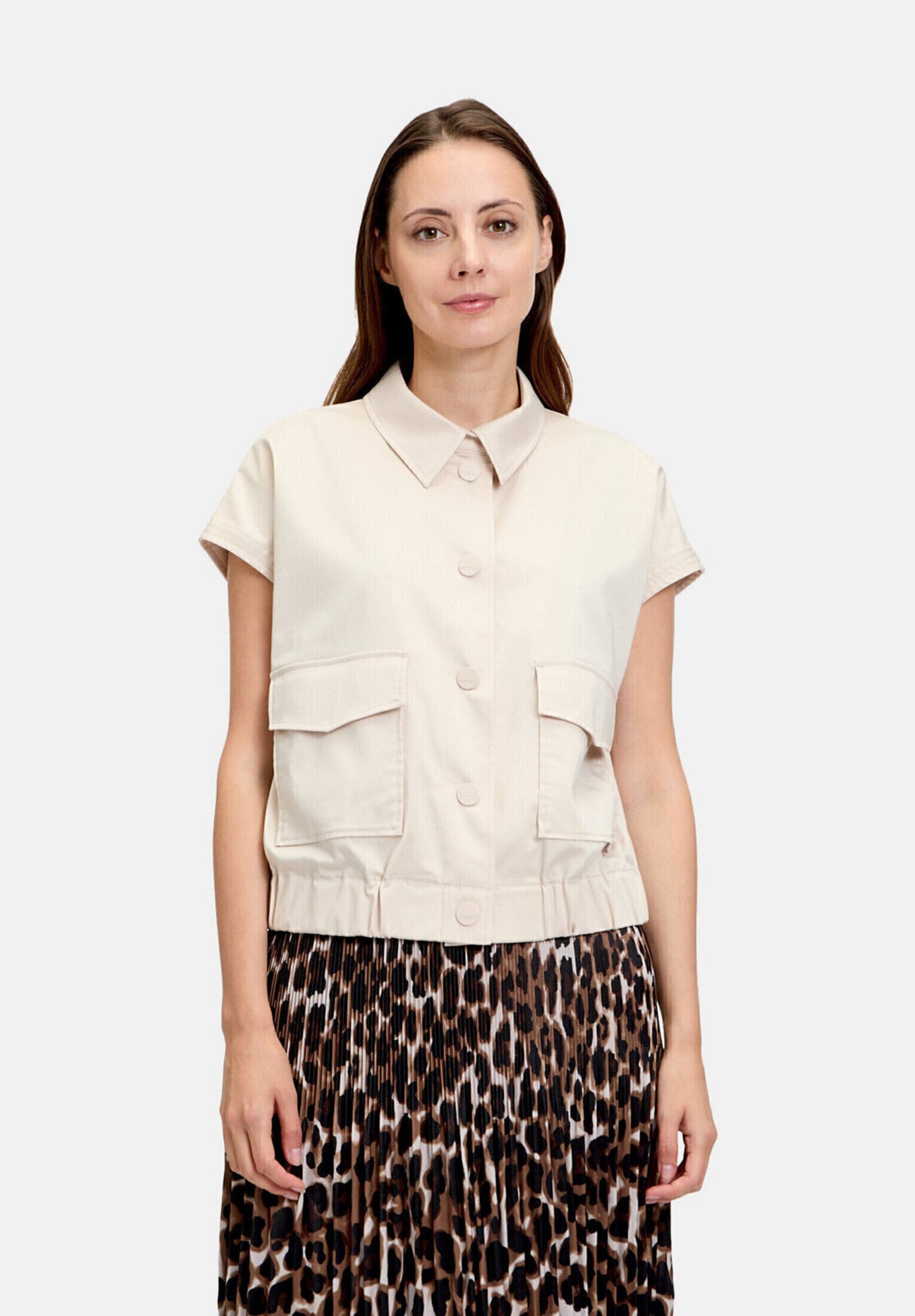 Betty&Co Kurzweste »Damen mit Kragen« Material