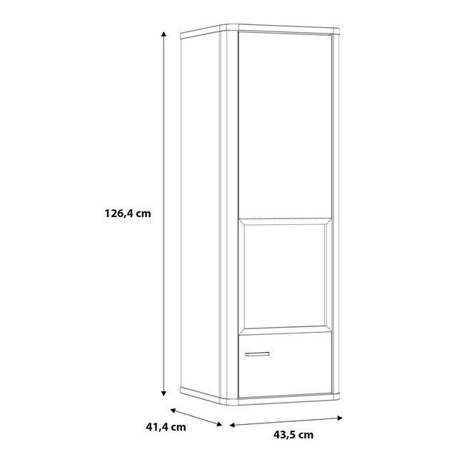 FORTE Hängevitrine, Höhe ca. 116 cm kaufen | BAUR